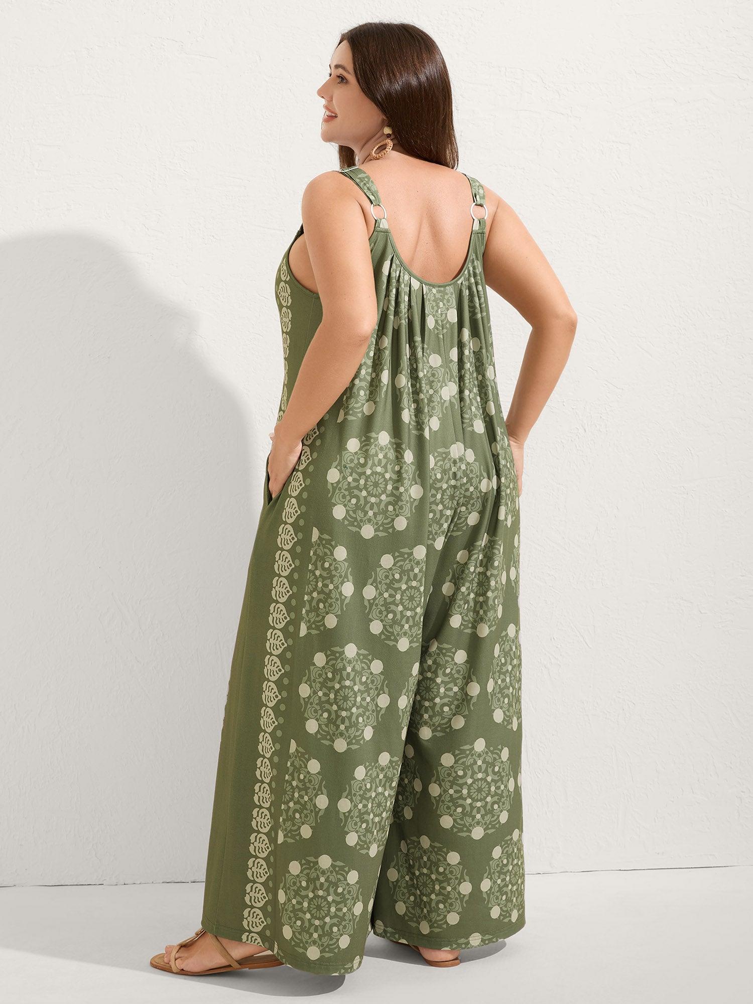 Sunkissed Stretchy Adjustable Strap Jumpsuit Female Product Image