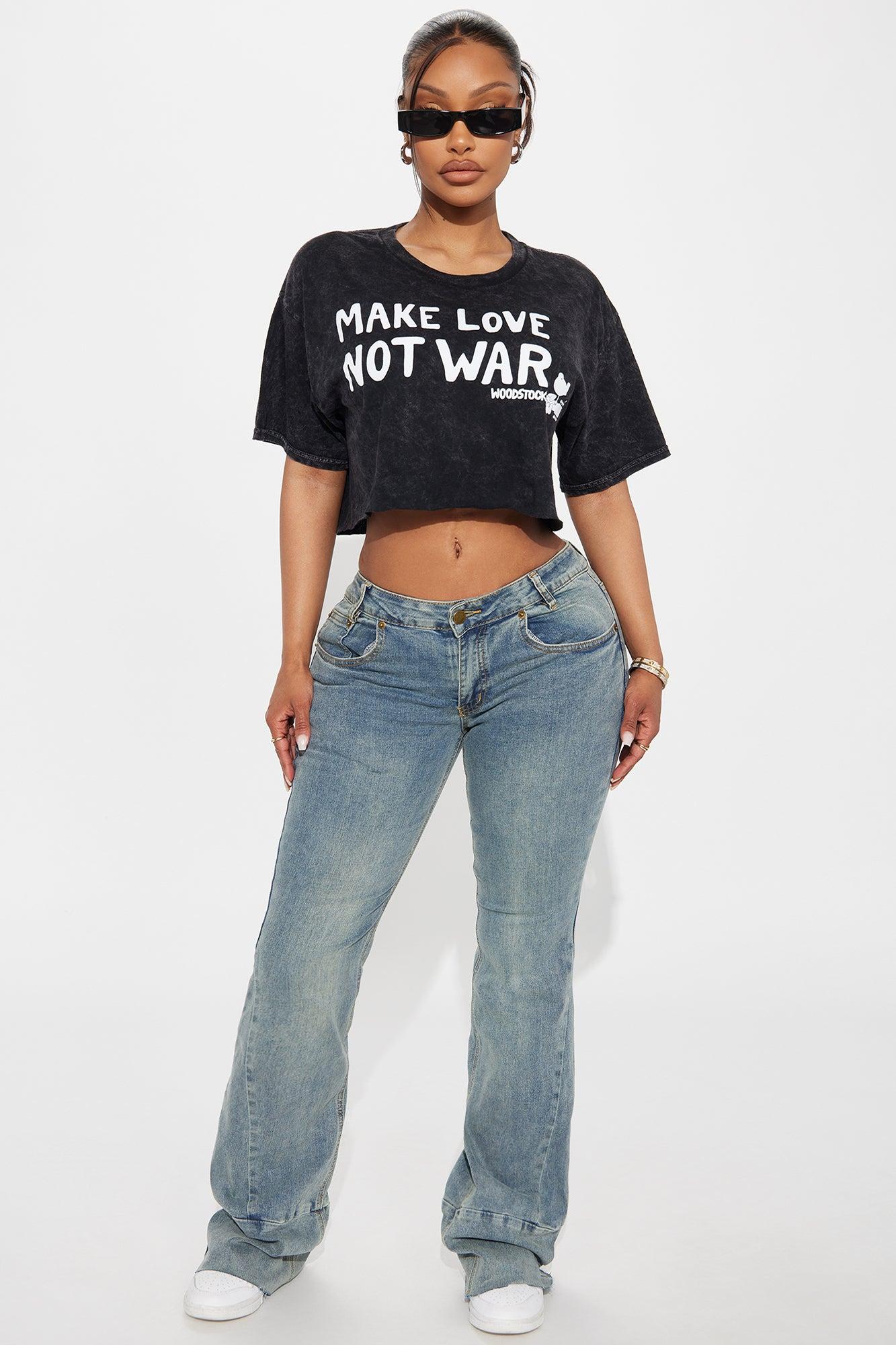 Feel The Beat Low Rise Flare Jeans - Vintage Wash Female Product Image