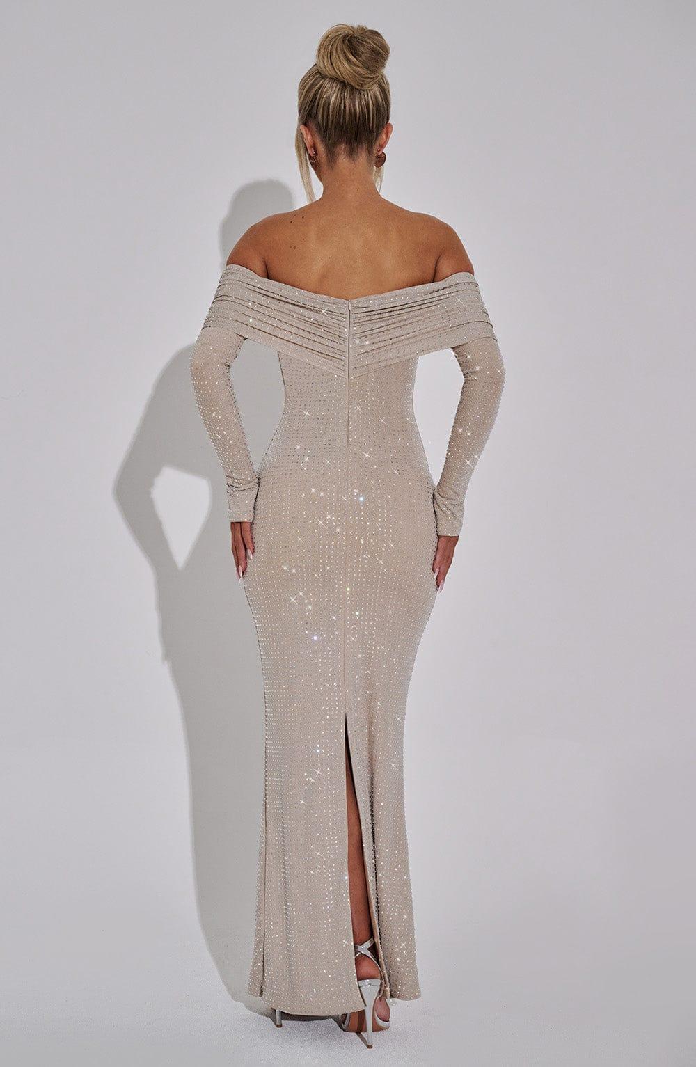 Cyprus Maxi Dress - Nude Product Image