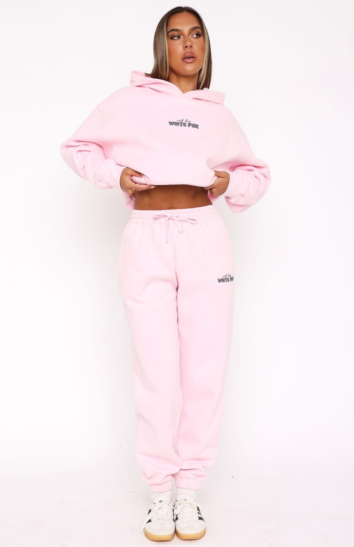 With Love In The Moment Sweatpants Pink Product Image