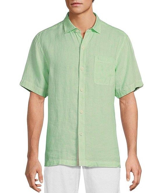 Tommy Bahama Linen Paradise Breezer Short Sleeve Woven Shirt Product Image