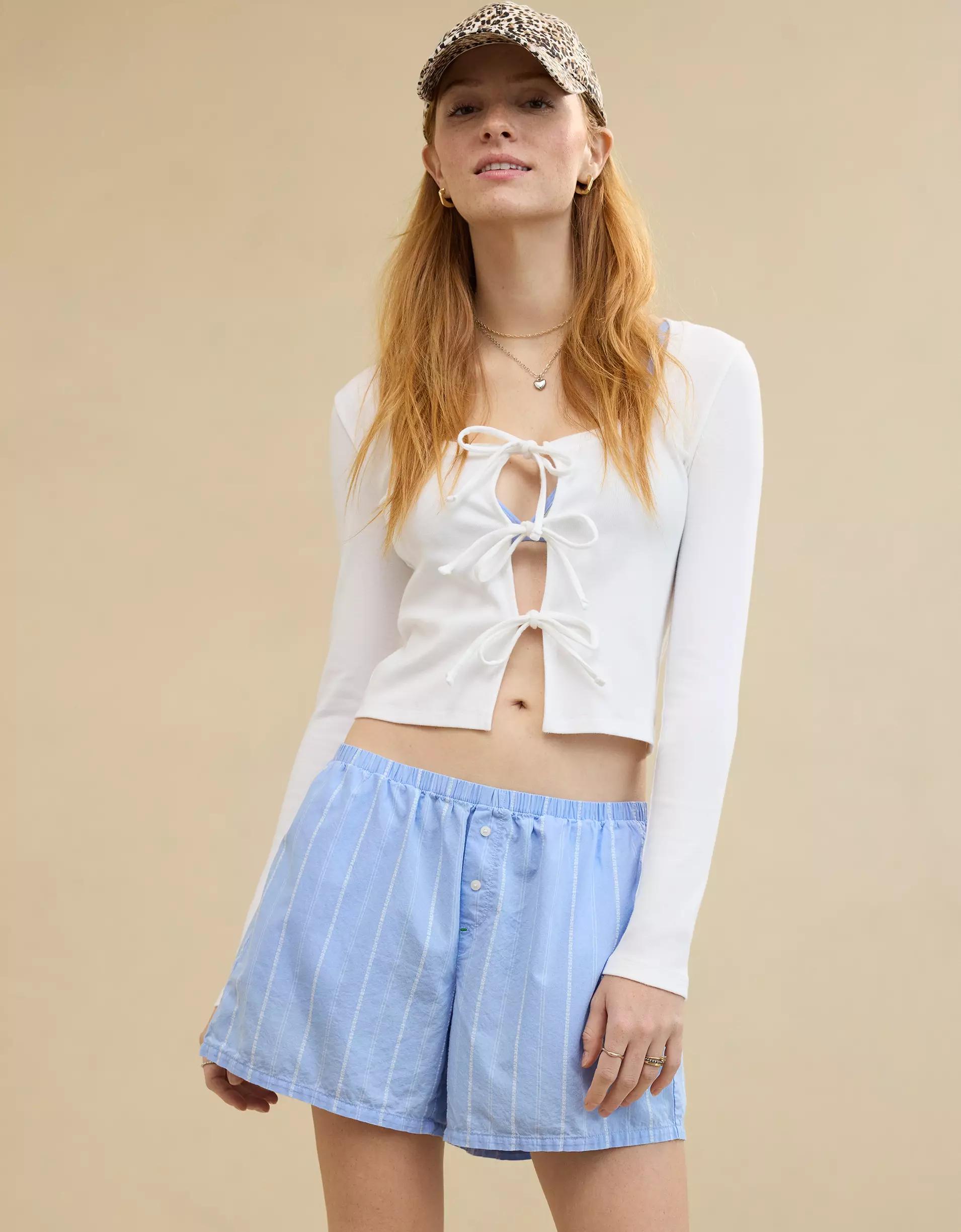 Aerie Off-Duty Poplin Boxer Product Image