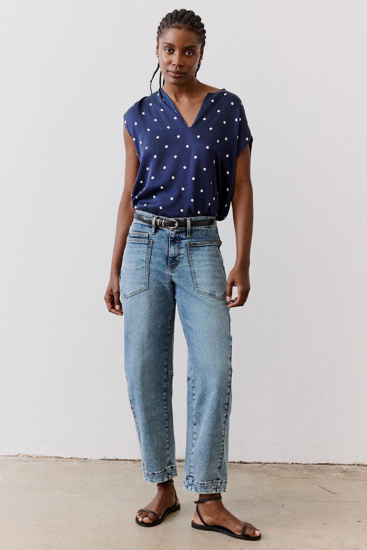 The All Day Washable Silk Top Product Image