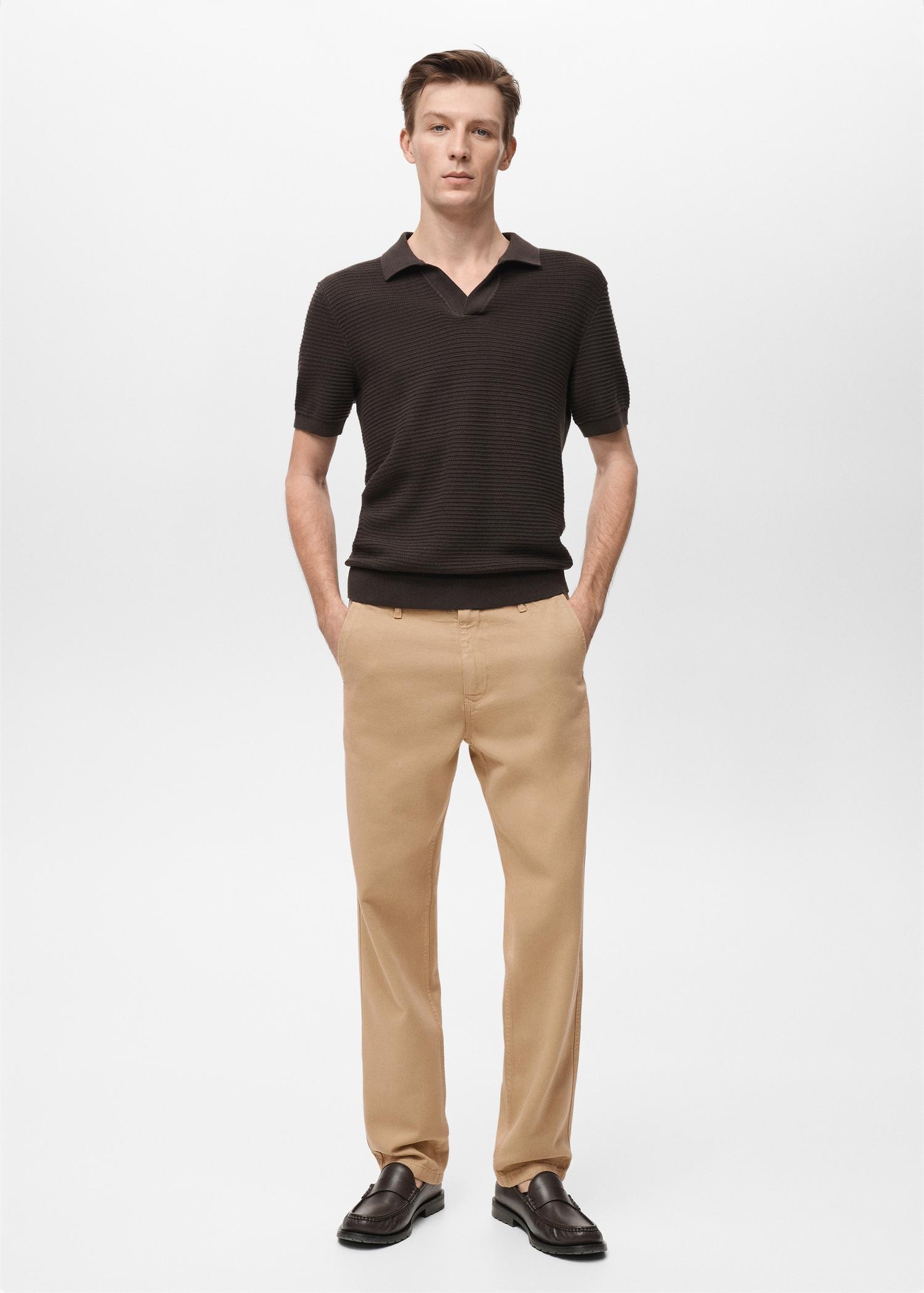 Lyocell regular-fit jeans - Men | MANGO USA Product Image