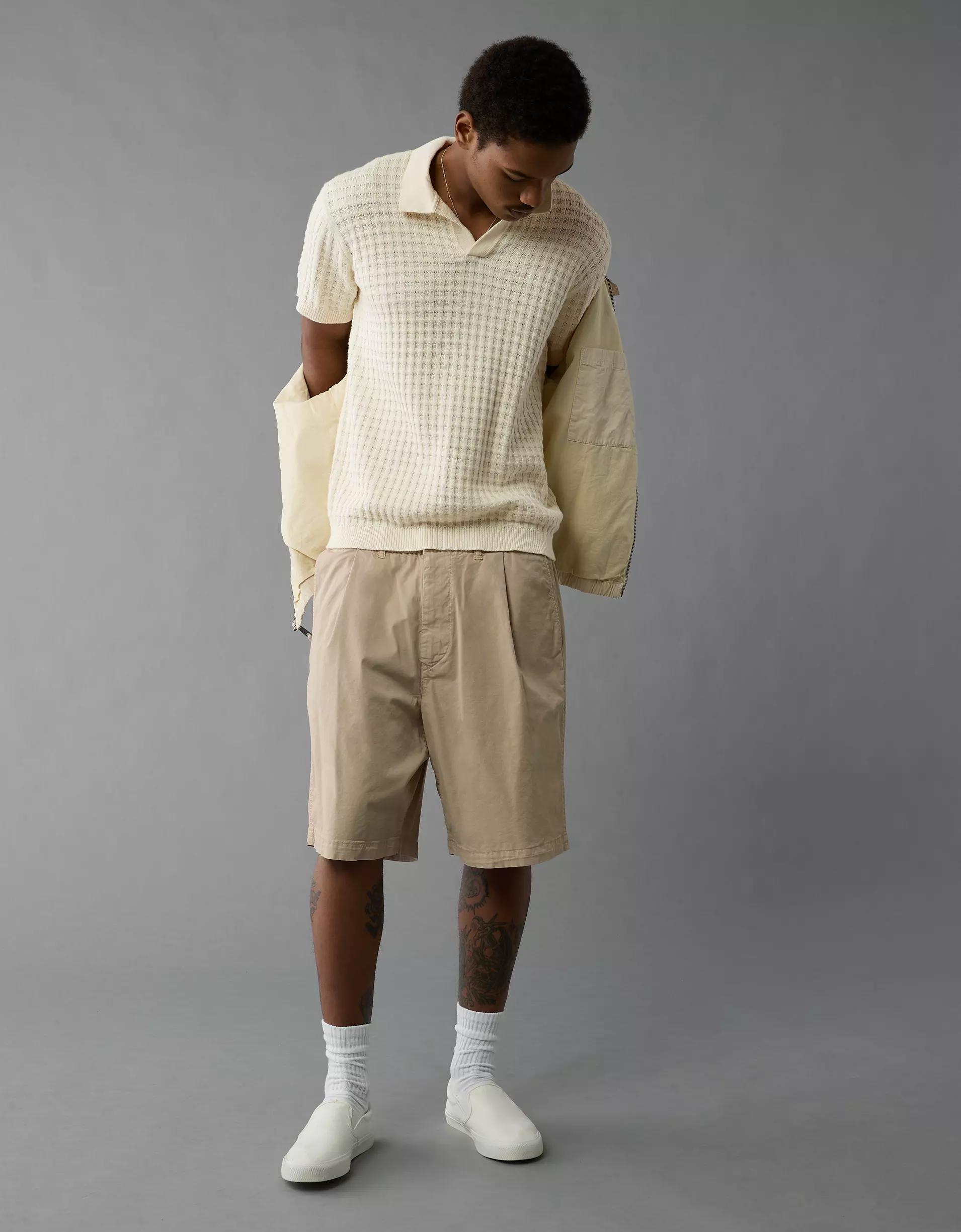 AE Weekend Sweater Polo Shirt Product Image