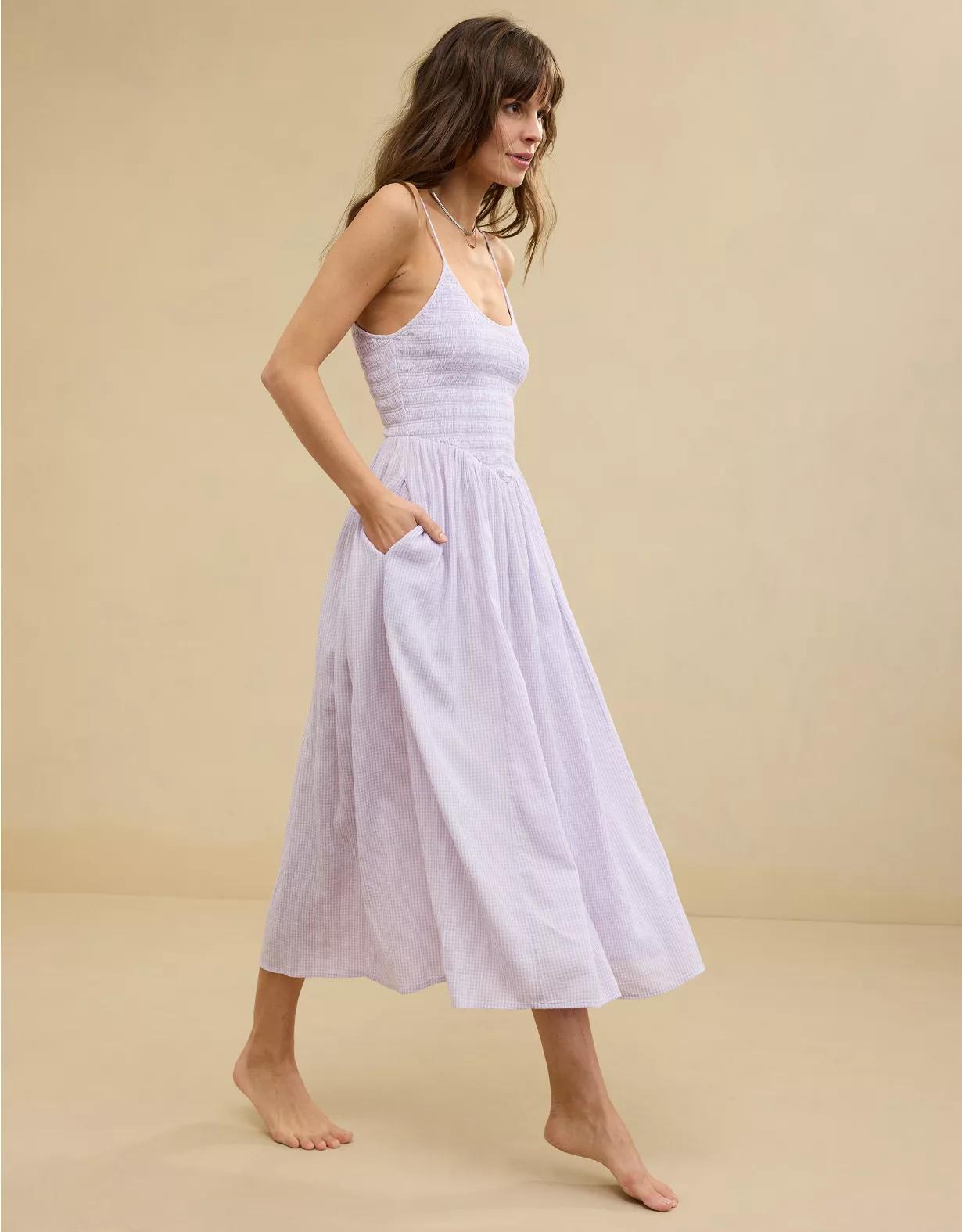 Aerie At The Barre Midi Dress Women's Product Image