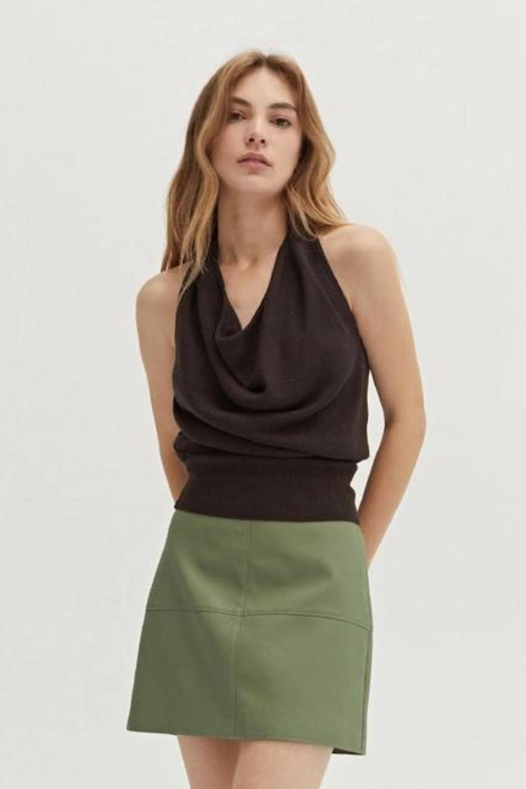 "Mila" Cowl Sweater Tank Product Image