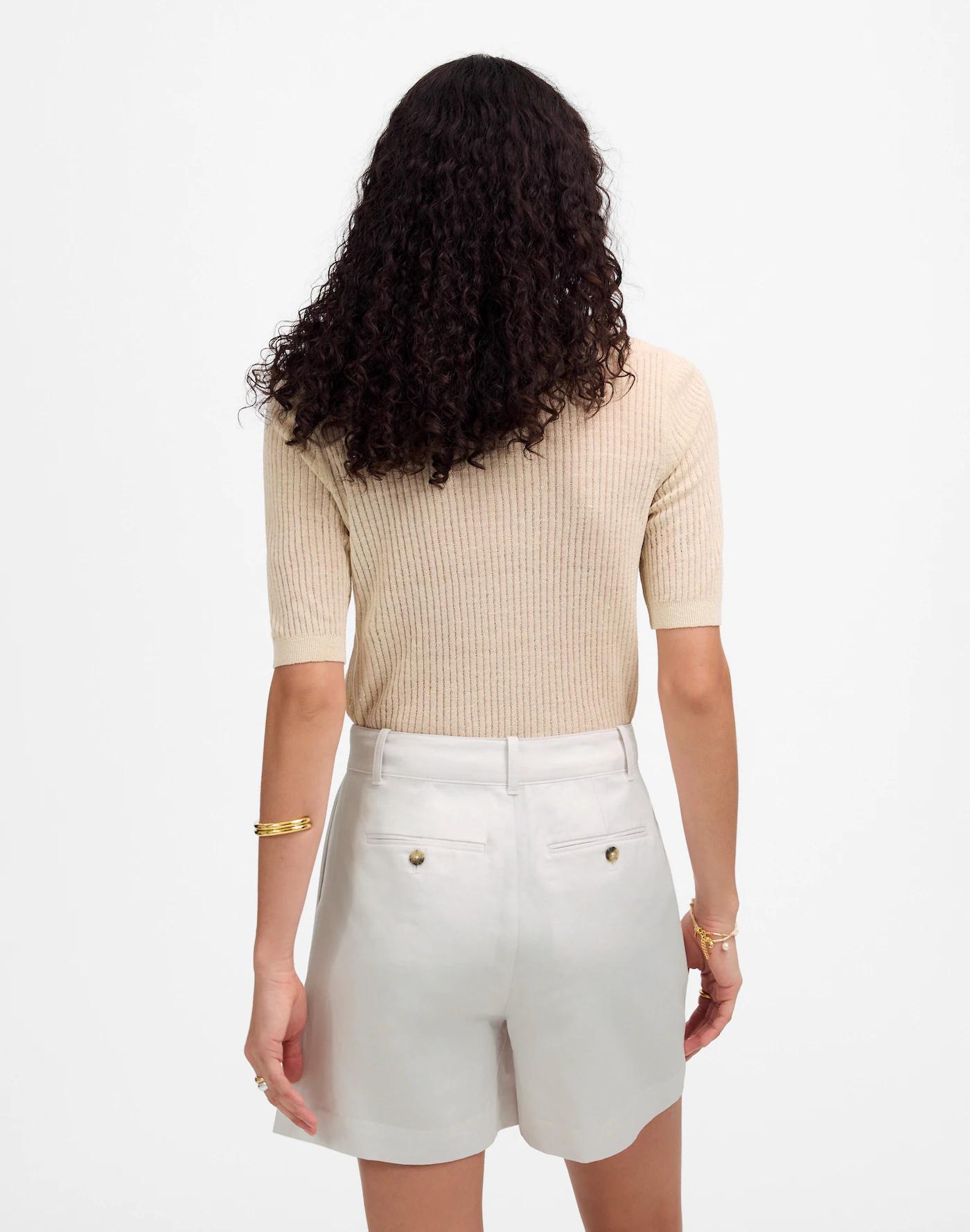 The Drapey Twill Pleated Short Product Image