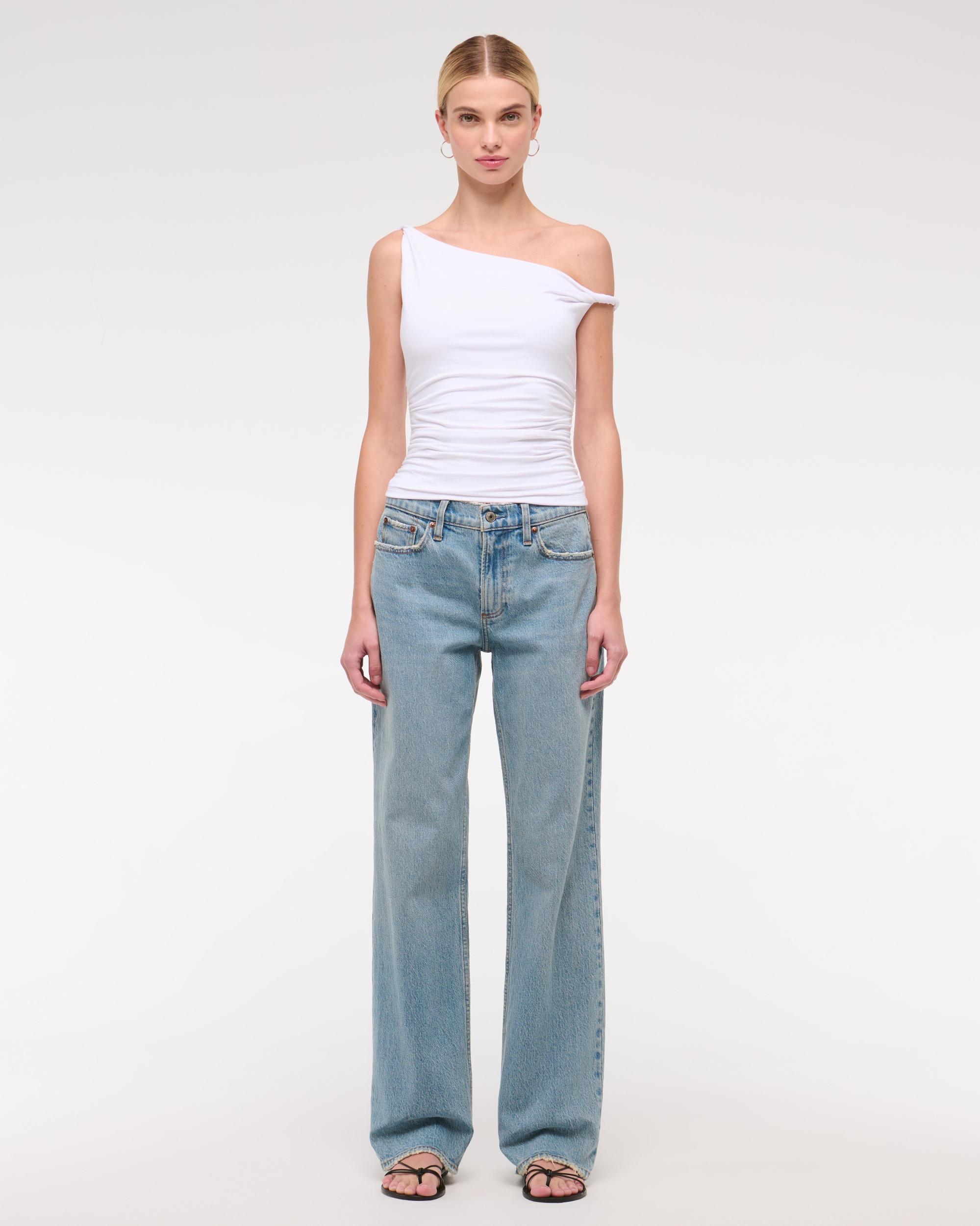 Asymmetrical Mesh Twist Top Product Image