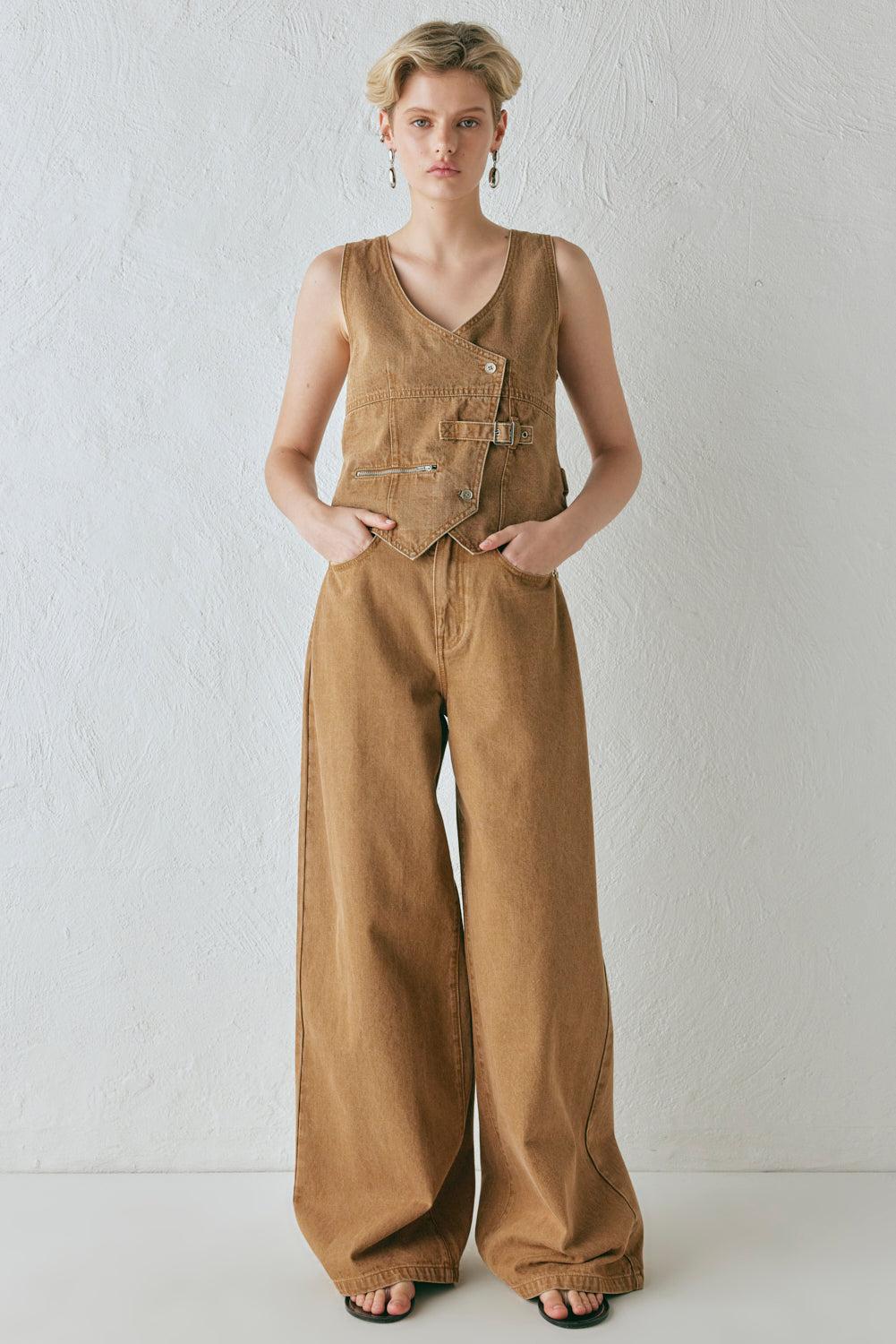 Aston Denim Jeans Tan Product Image