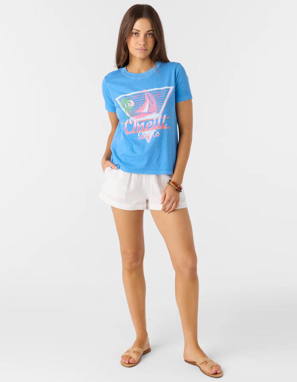 O'NEILL Sunset Seeker Womens Slouchy Tee - BLUE Product Image