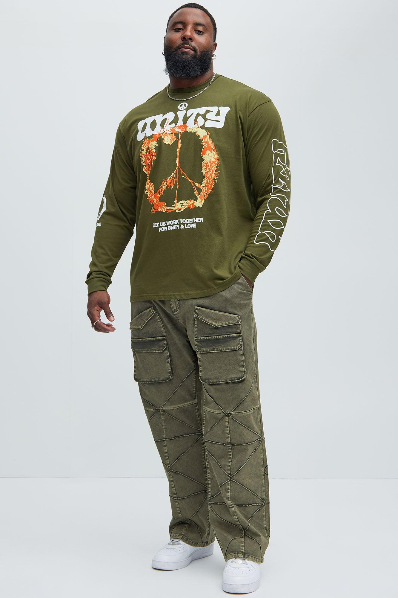 Go Time Straight Cargo Jeans - Olive Product Image