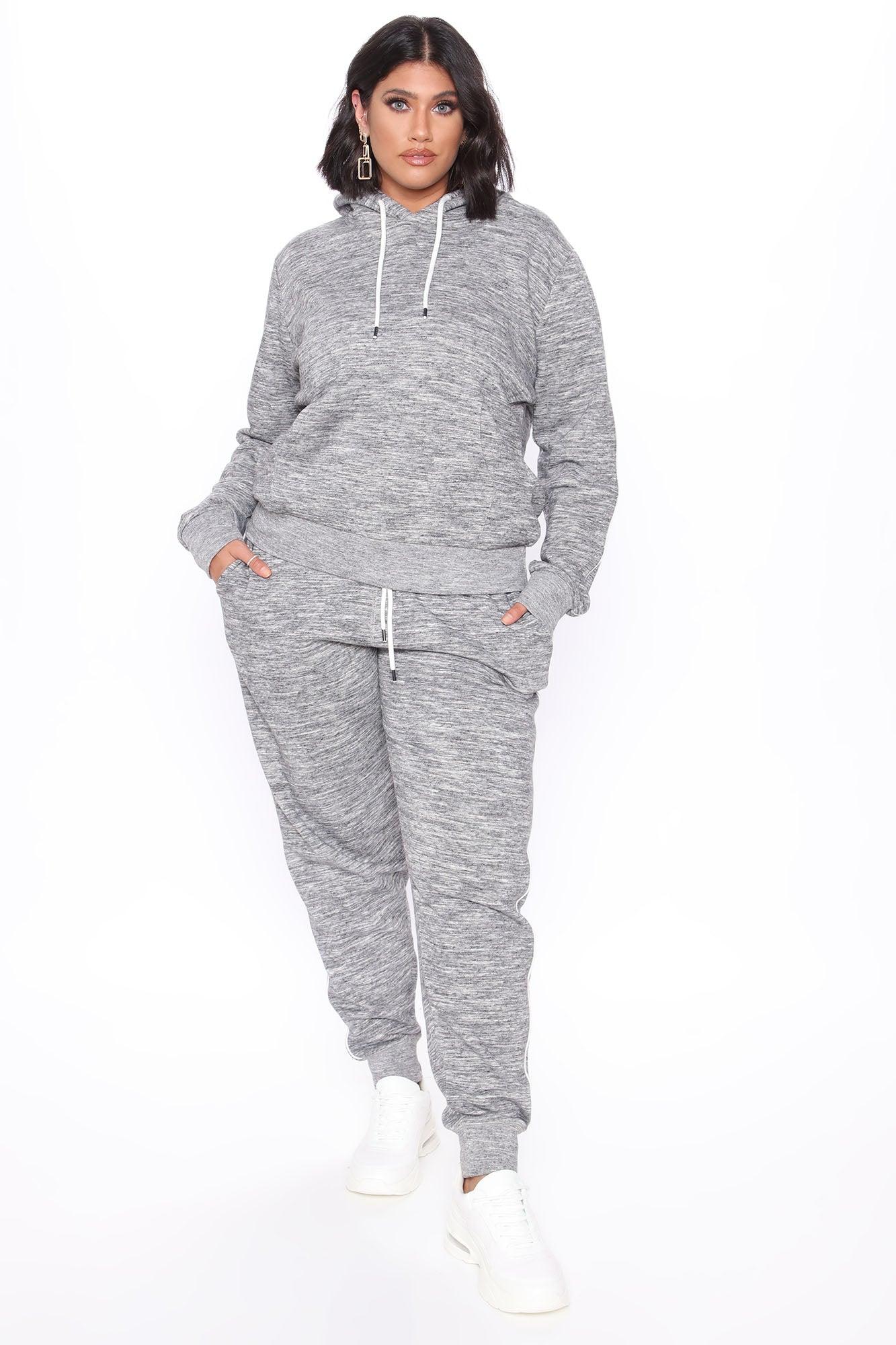 Tennis And Chill Fleece Pullover Hoodie - Heather Grey Product Image