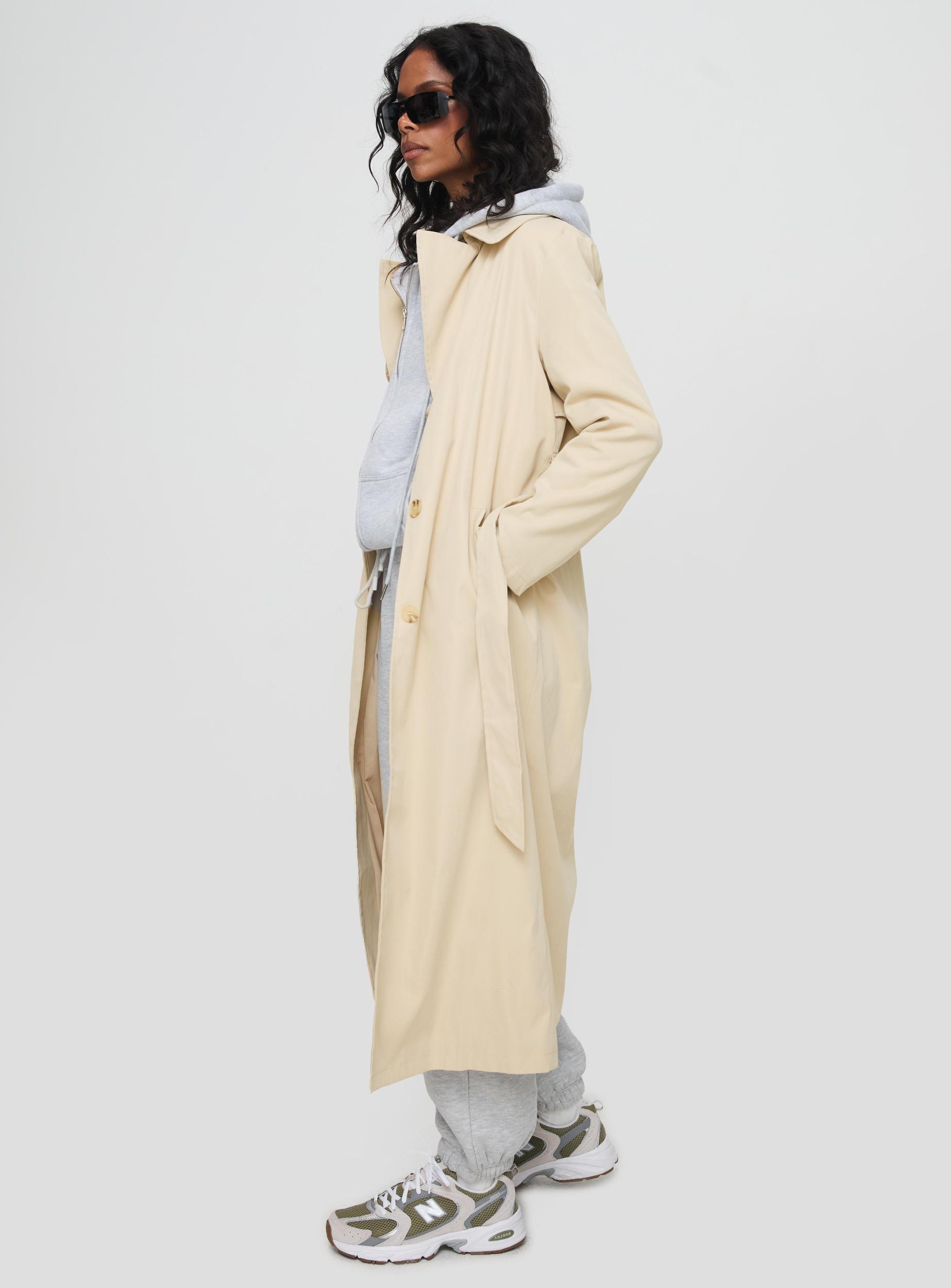 Haili Trench Coat Beige Product Image