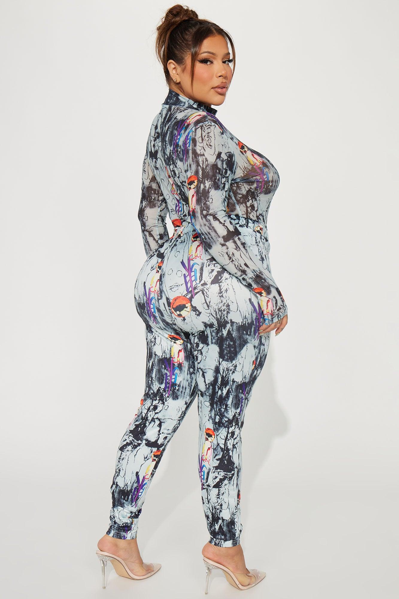 All About Us Legging Set - Grey/combo Product Image