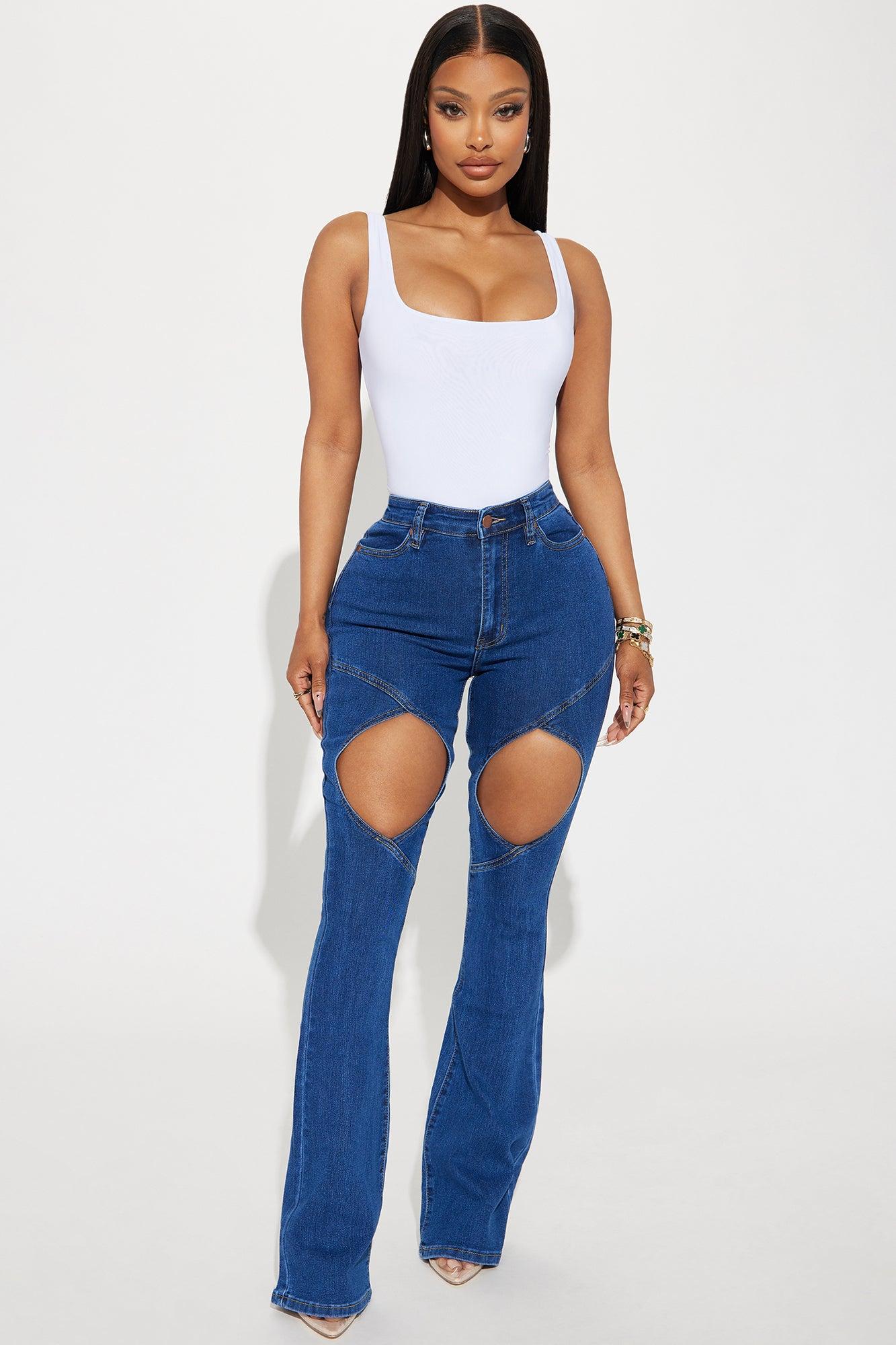 Back To Basic Double Lined Bodysuit - White Product Image