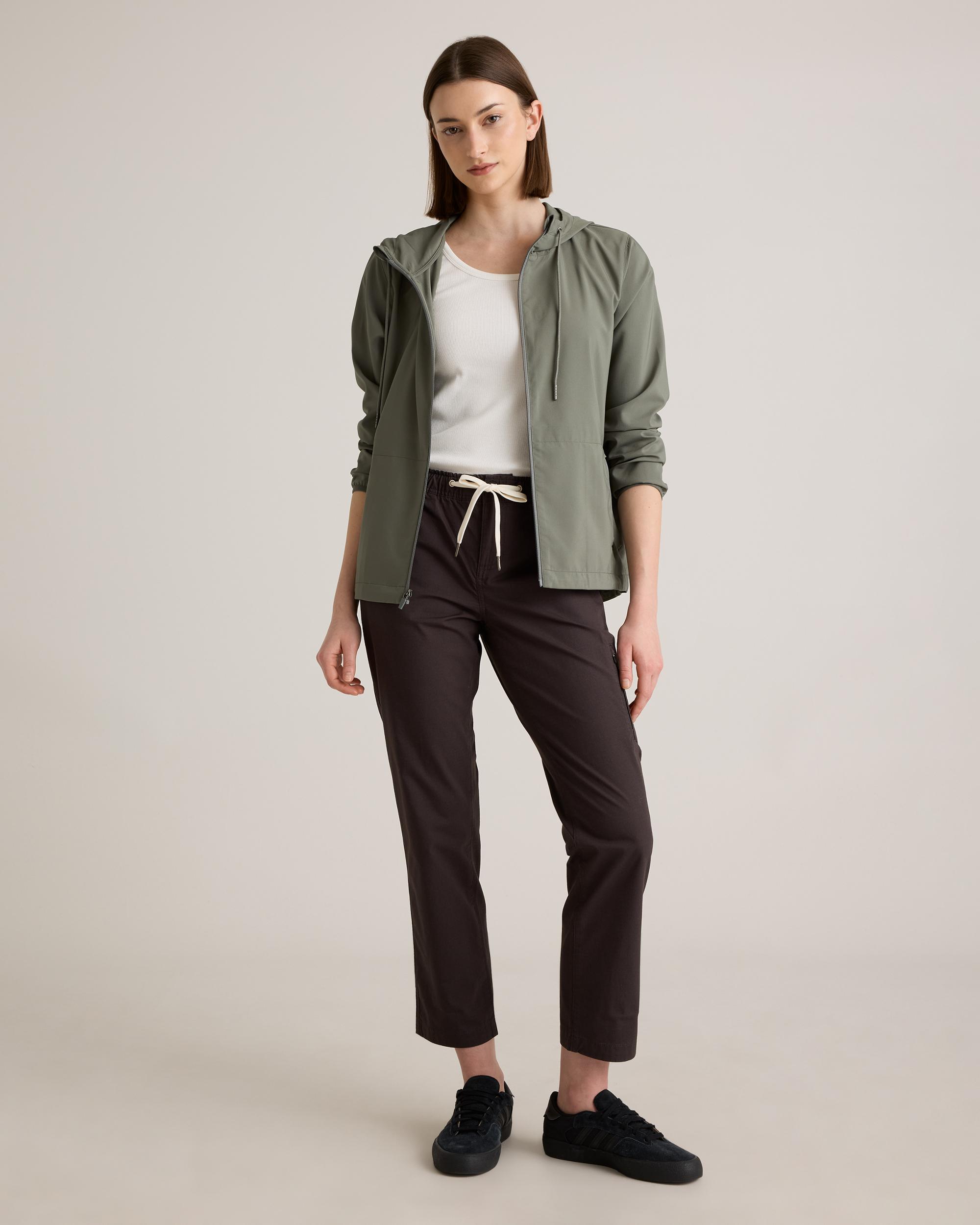 Quince | Women's Organic Stretch Ripstop Straight Pants Size XS, Cotton Product Image