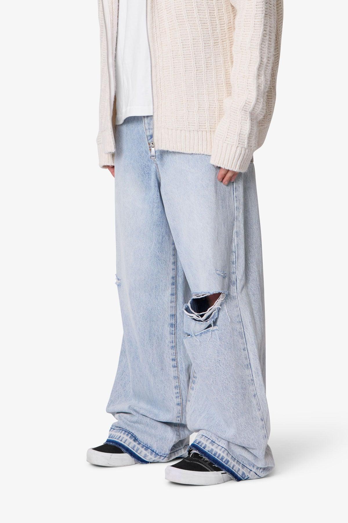 Baggy Rave Denim - Light Blue Product Image
