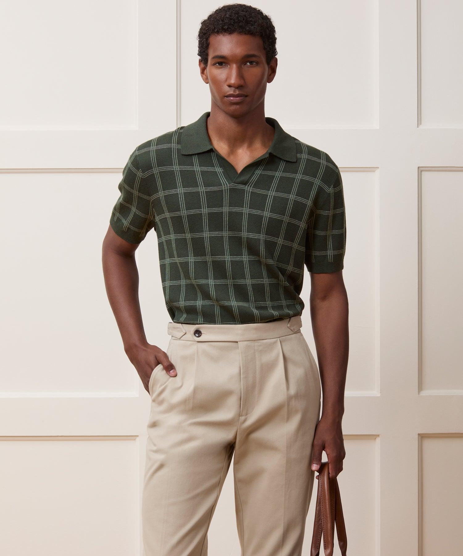 Silk-Cotton Montauk Sweater Polo Product Image