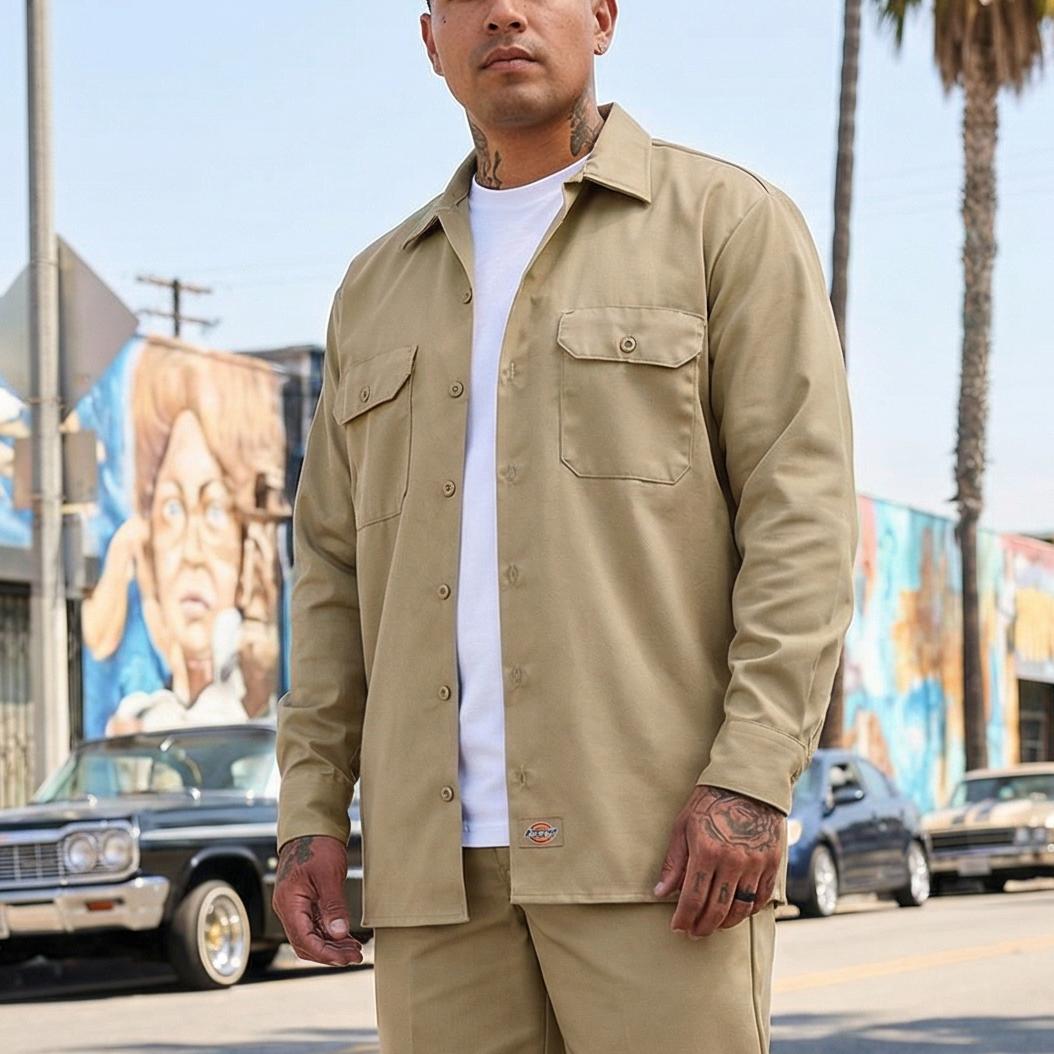 Dickies Long Sleeve Work Shirt Male Product Image