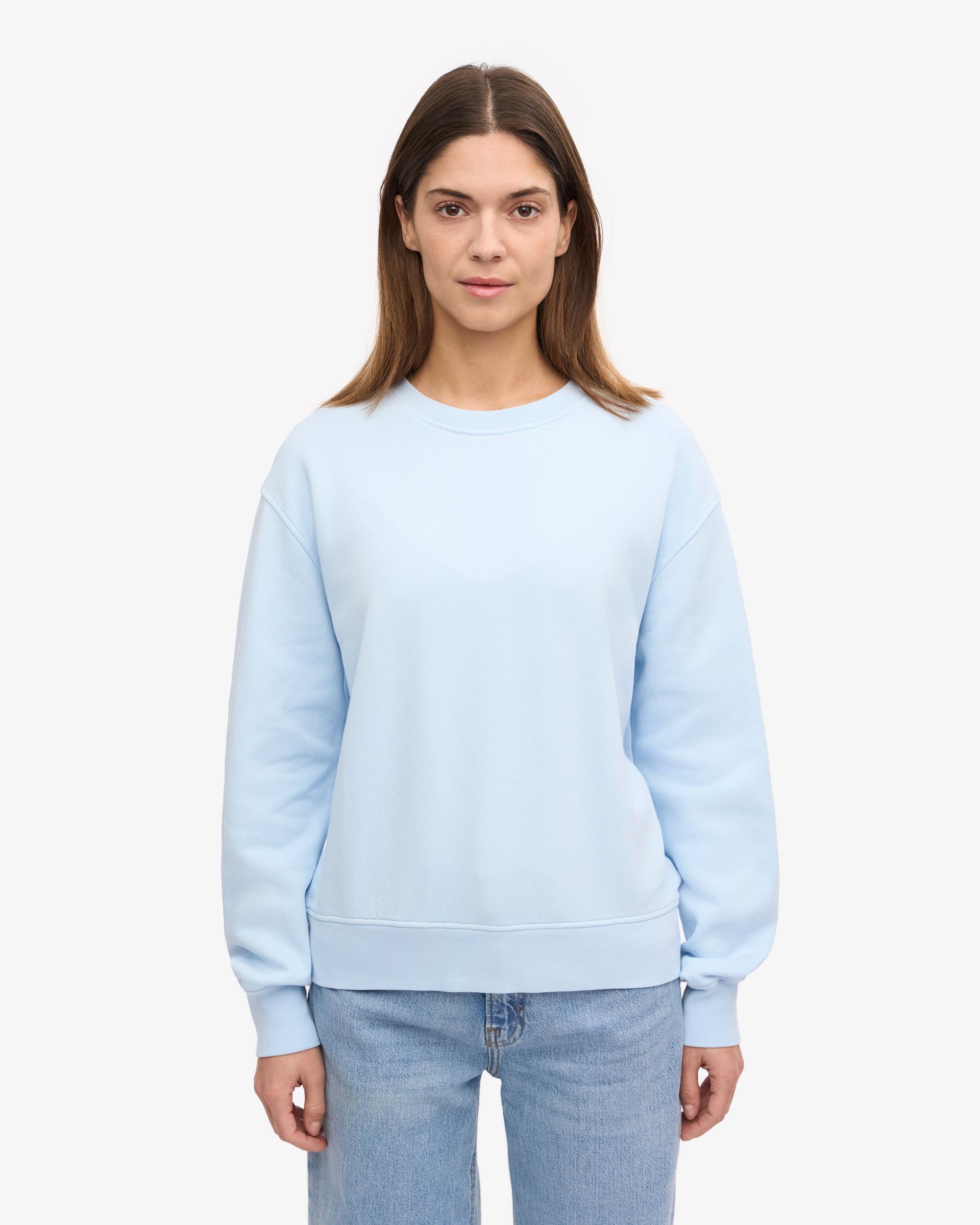 Women Classic Organic Crew - Polar Blue Product Image