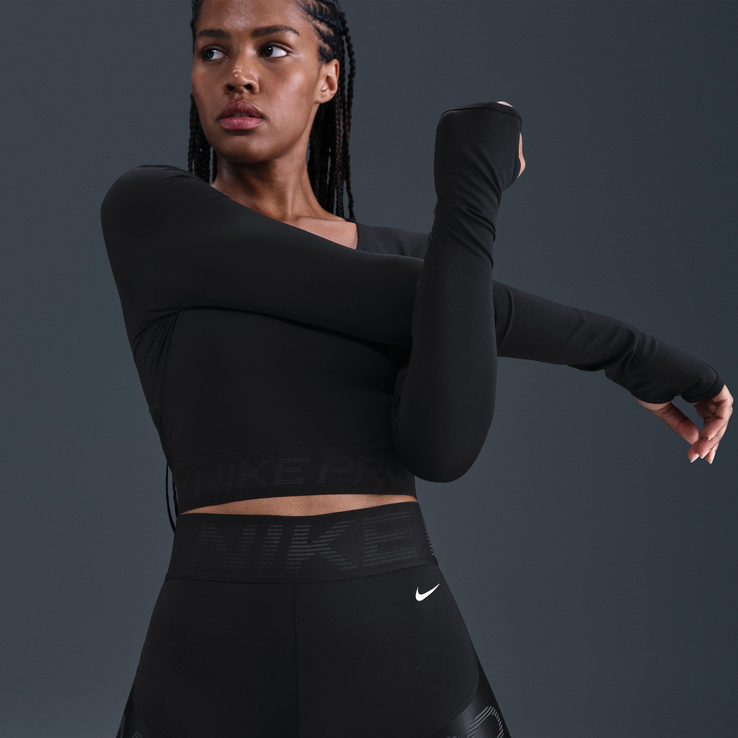 Womens Nike Pro Sculpt Dri-FIT High-Waisted 5 Biker Shorts | HV2366-010 Product Image