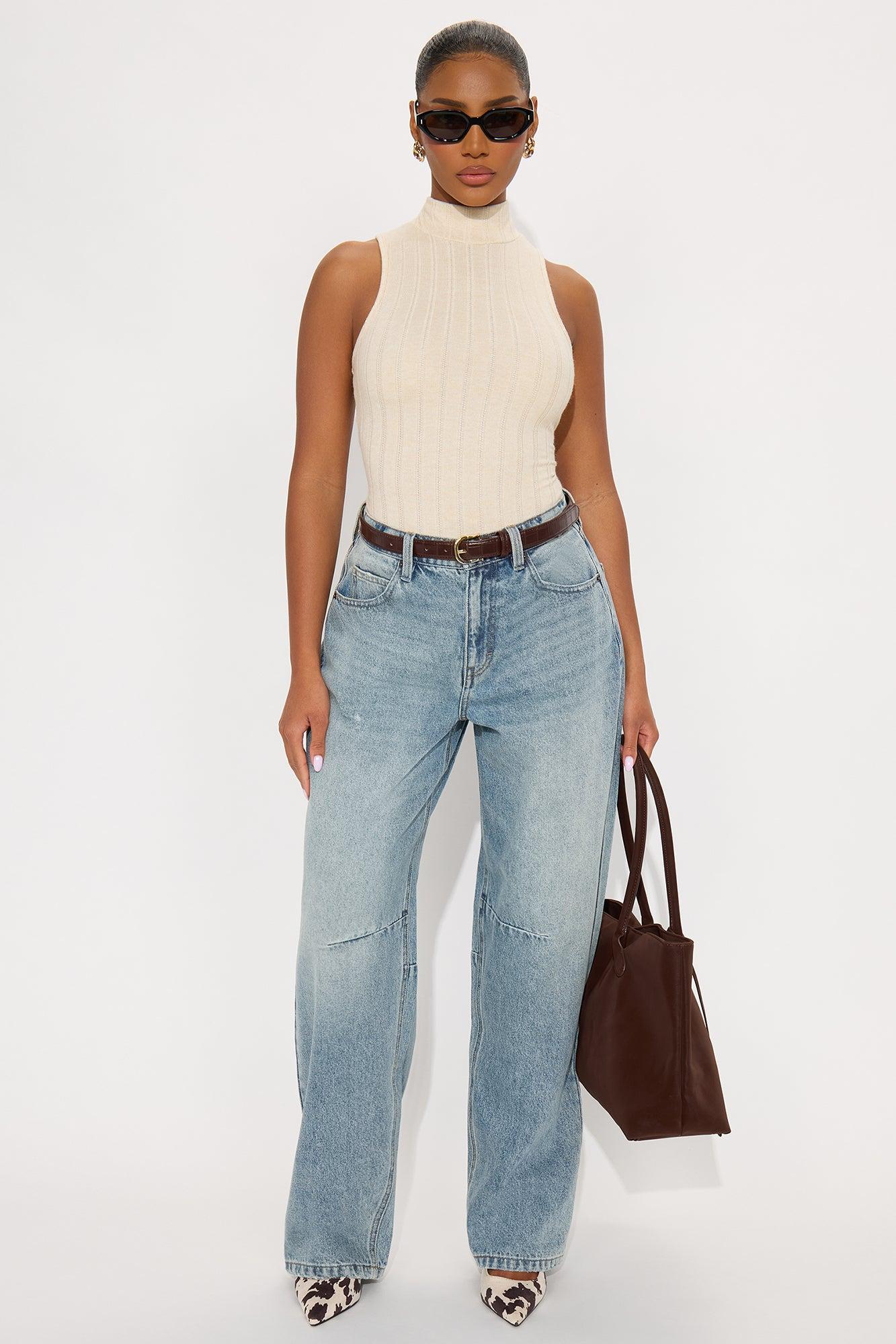 Dakota Straight Leg Jeans - Medium Wash Female Product Image