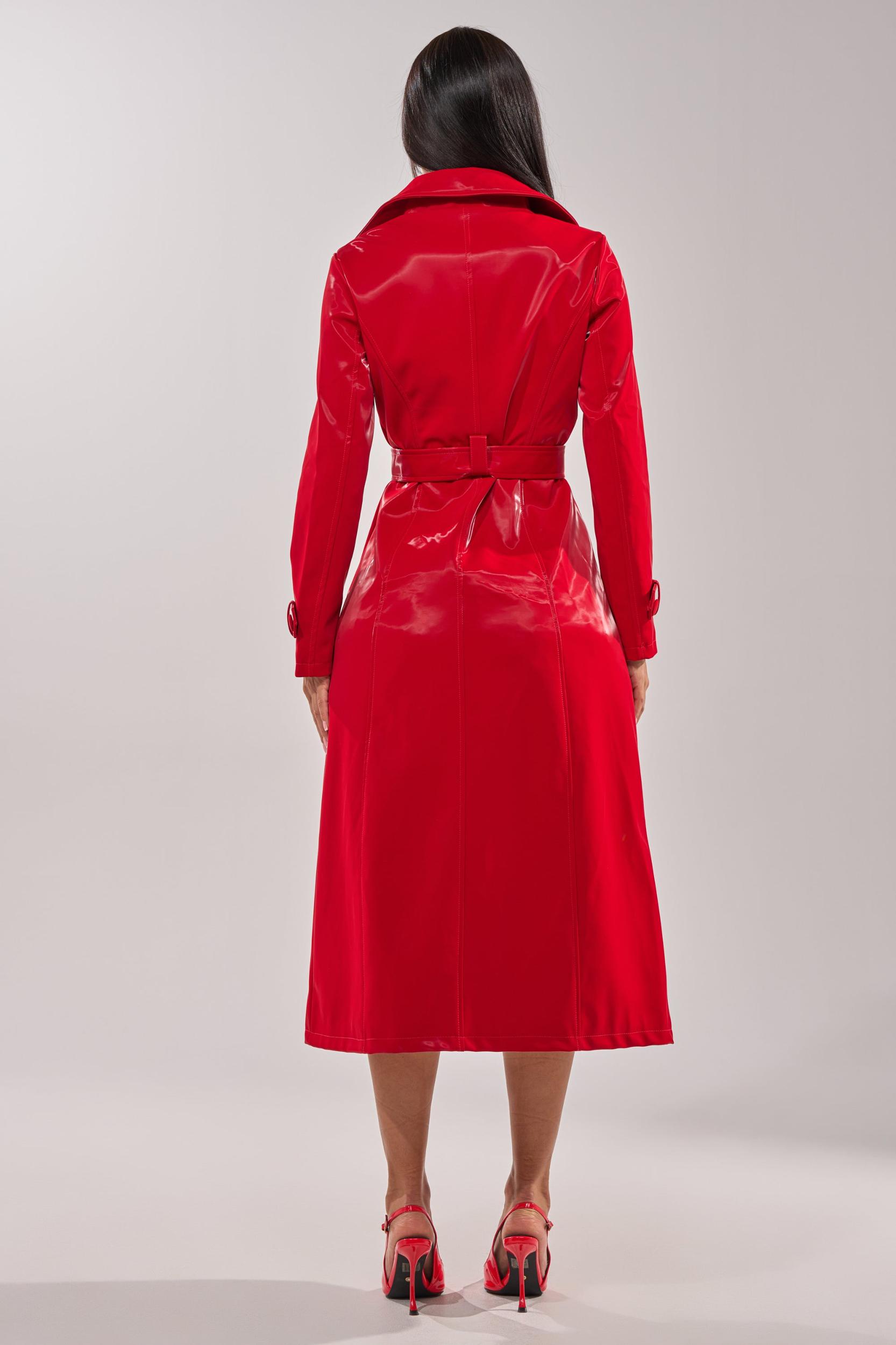 DOZEN ROSES LIQUID VELVET TRENCH Product Image