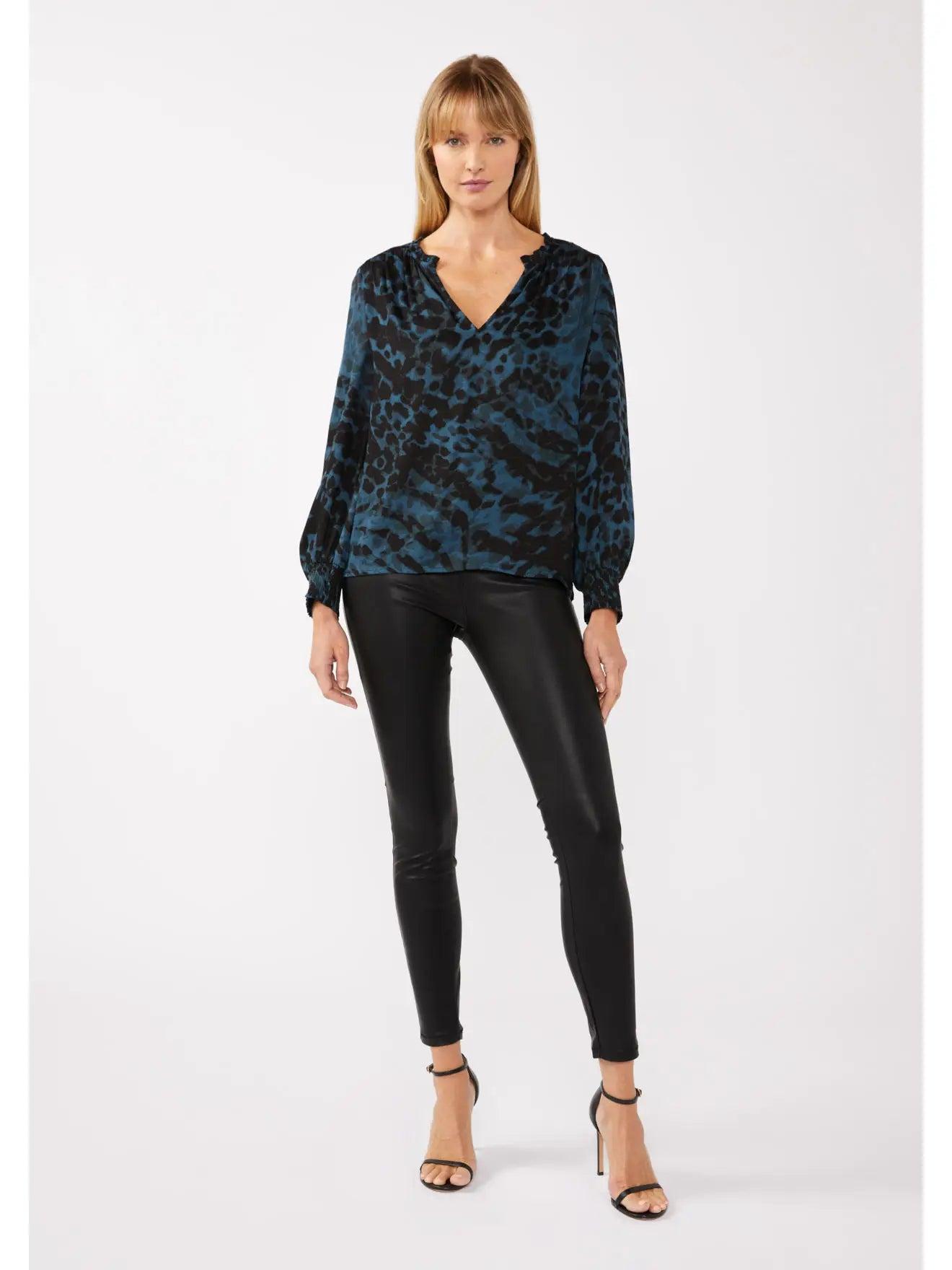 Challis Smocked Blouse Product Image