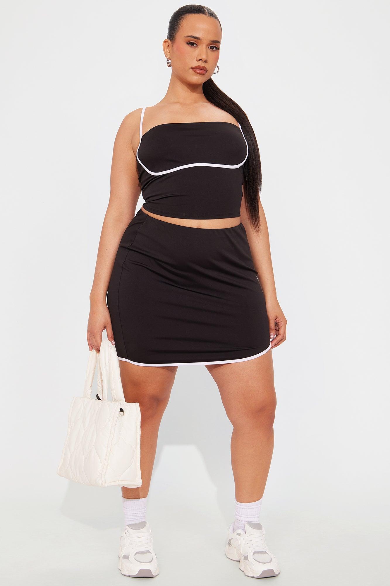 Date Ready Skirt Set - Black Product Image