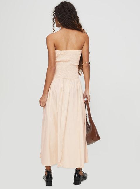 Atara Maxi Dress Cream Product Image