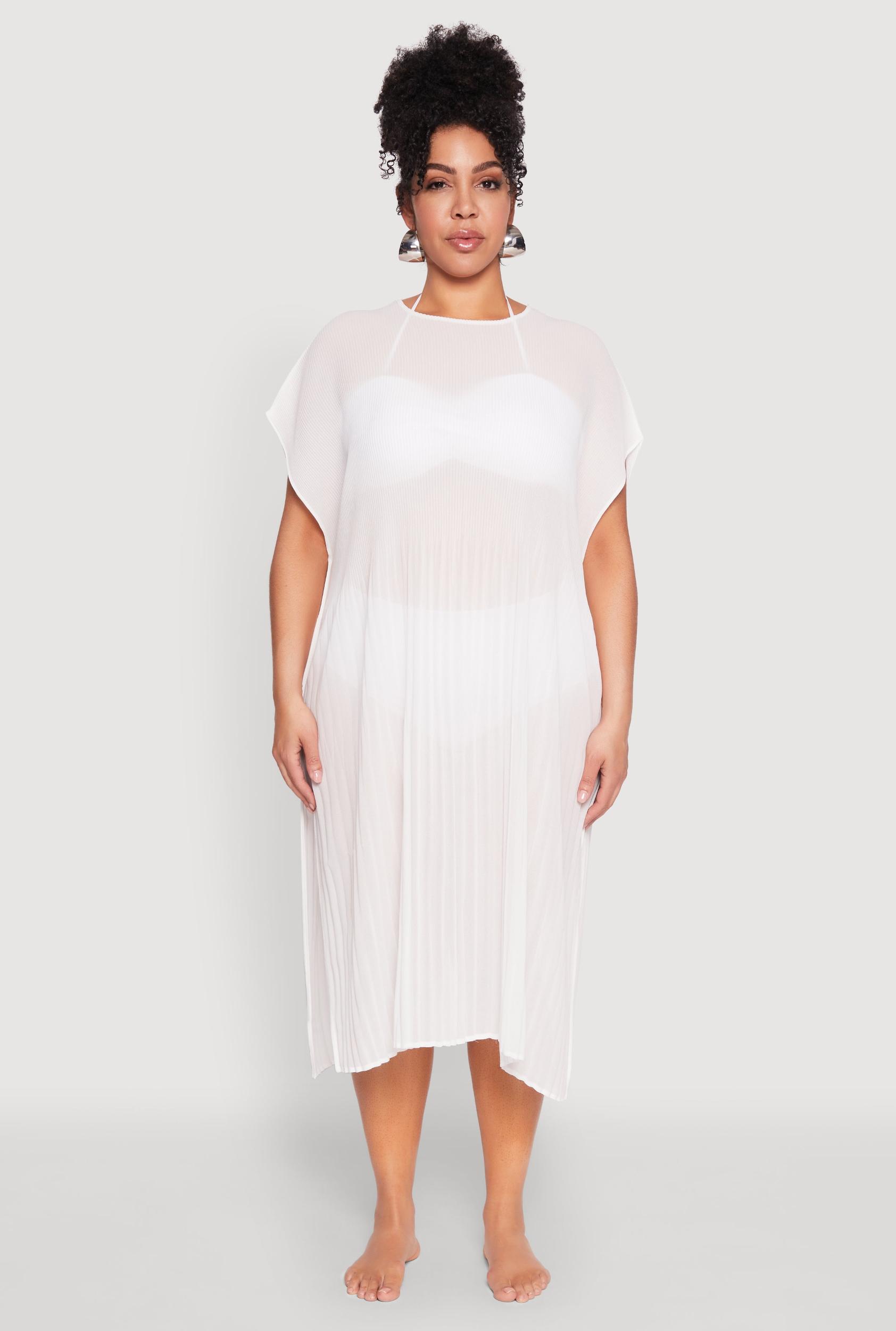 Plisse Swim Cover Up Female Product Image