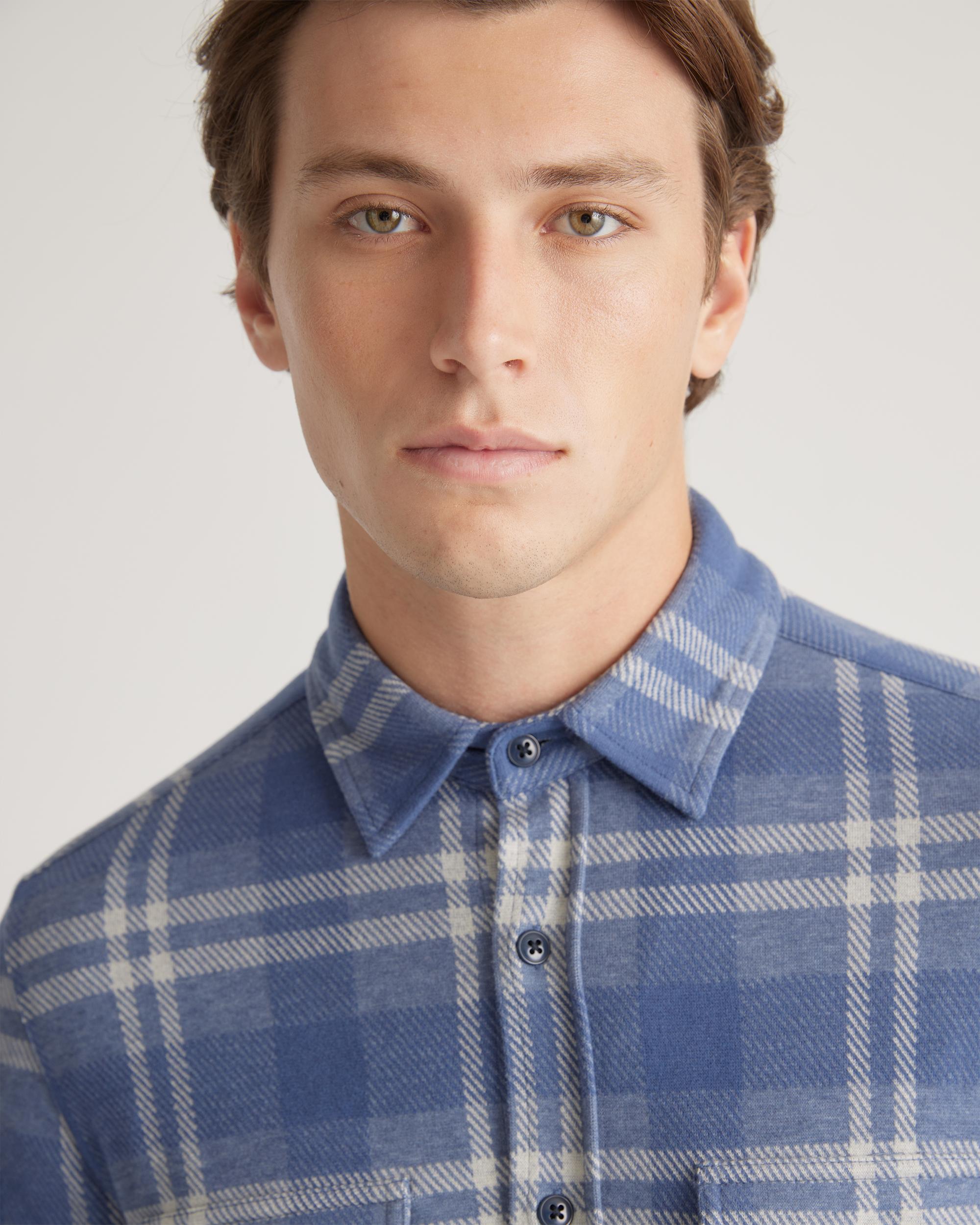 Quince | Men's Stretch Sweater Fleece Shirt Recycled Polyester Product Image