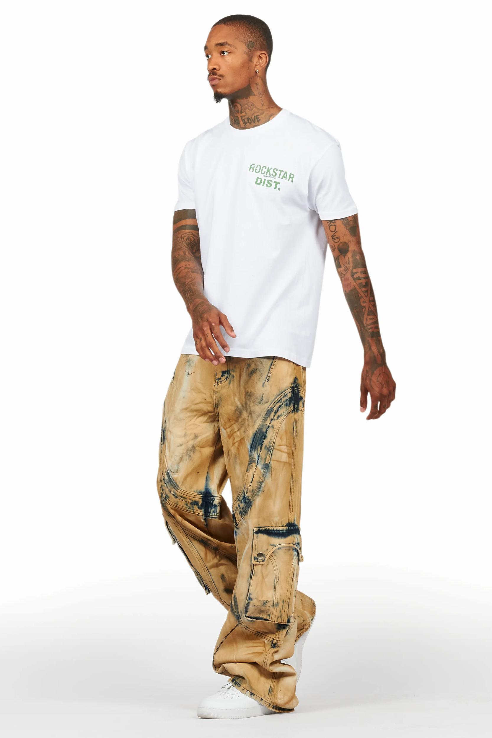 Denmot Blue Baggy Fit Jean Male Product Image