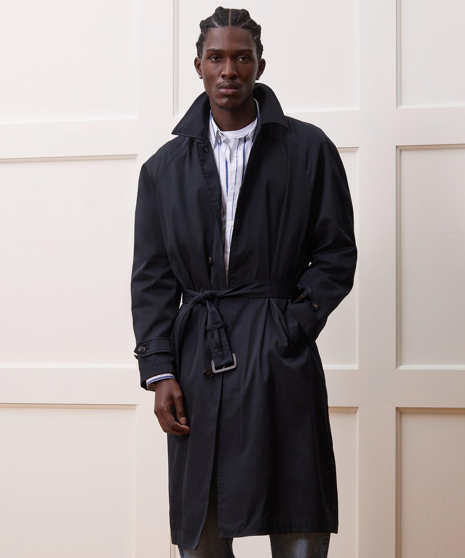 Italian Nylon Trench Coat Product Image
