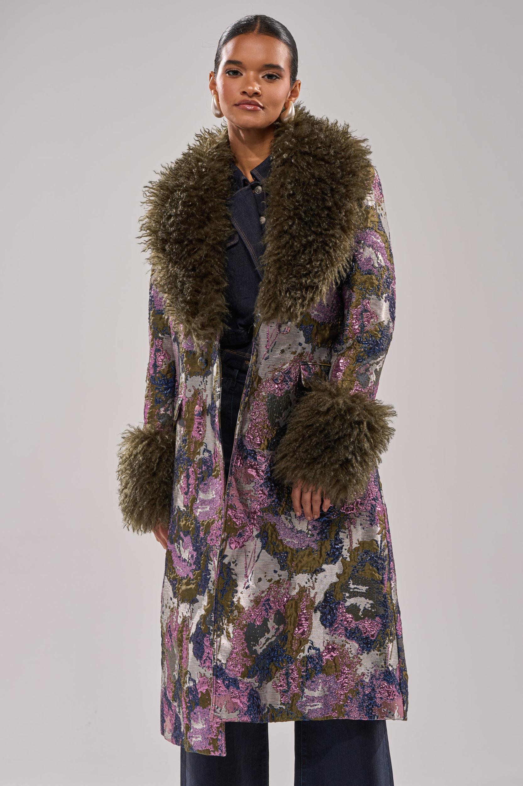 GEORGINA BROCADE TRENCH Product Image