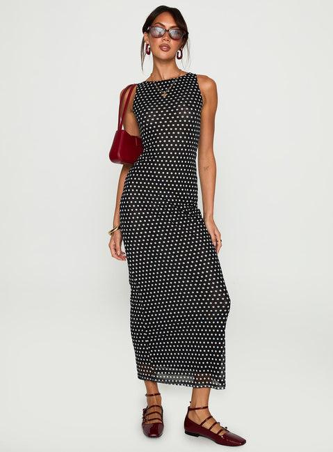 Top Of Mind Maxi Dress Black Product Image