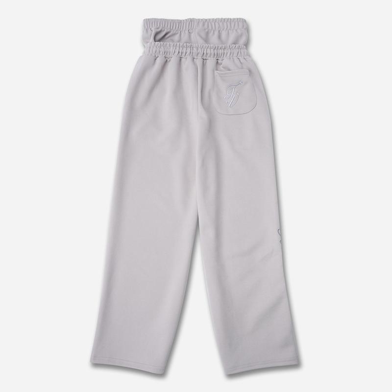 Hiphop Double Waistband Design With Star Embroidery Sweatpants Product Image