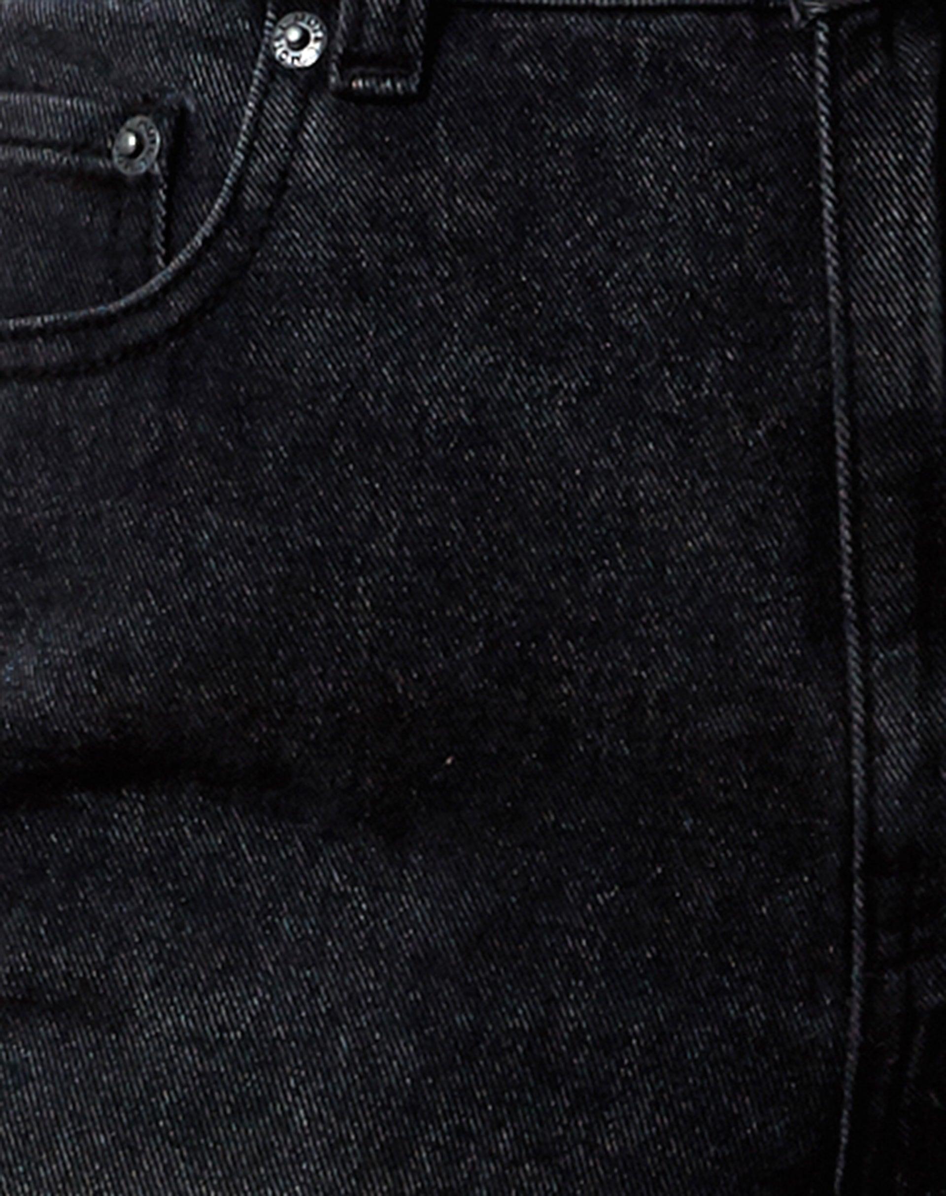 Relaxed Bootleg Jeans in Black Grunge Product Image