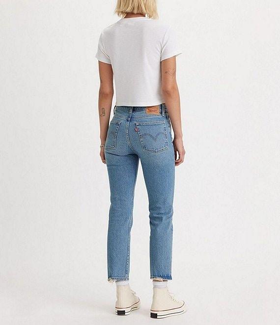 Levi's® Wedgie High Rise Straight Leg Cropped Jeans Product Image