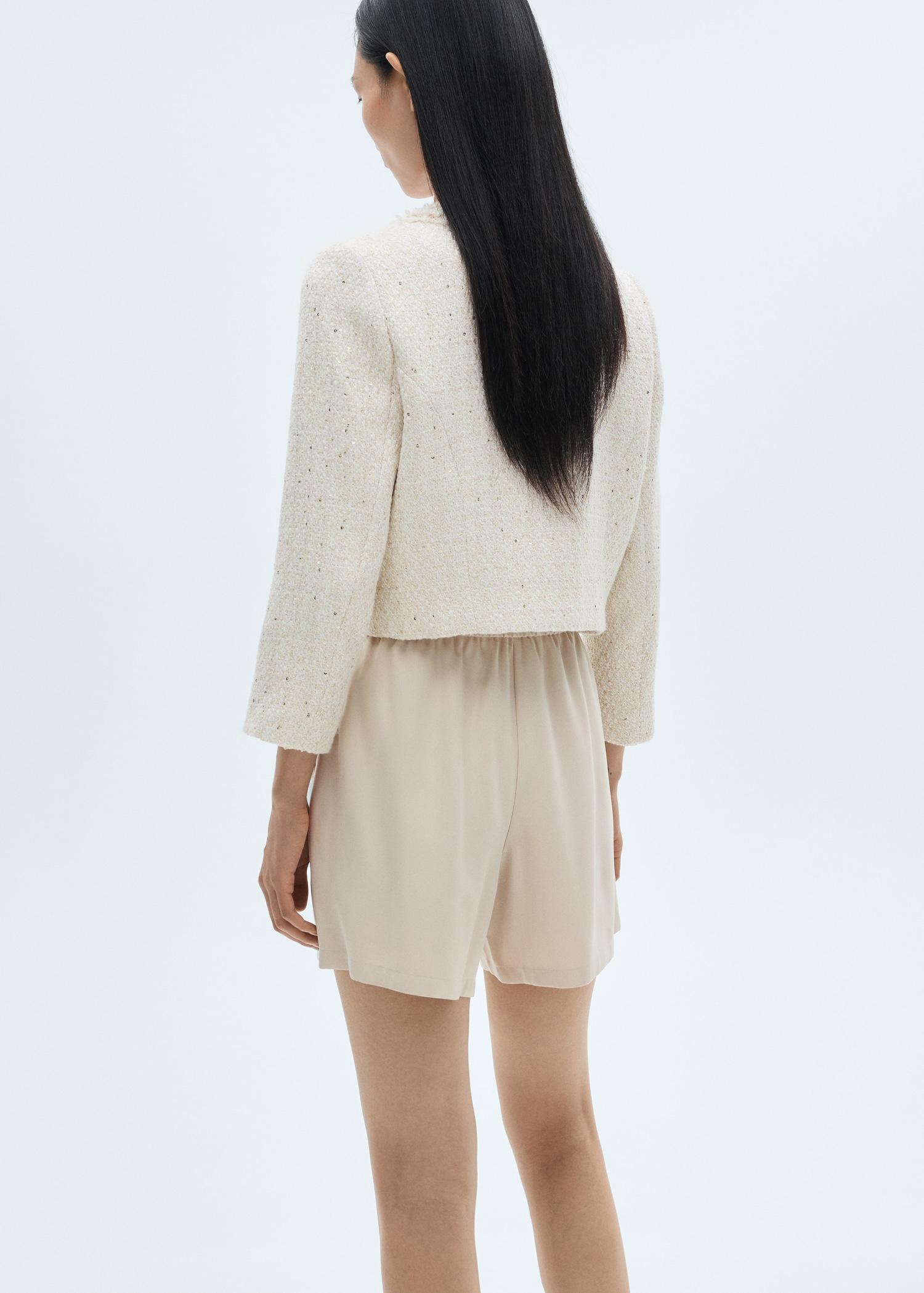 Elastic waist shorts - Women | MANGO USA Product Image