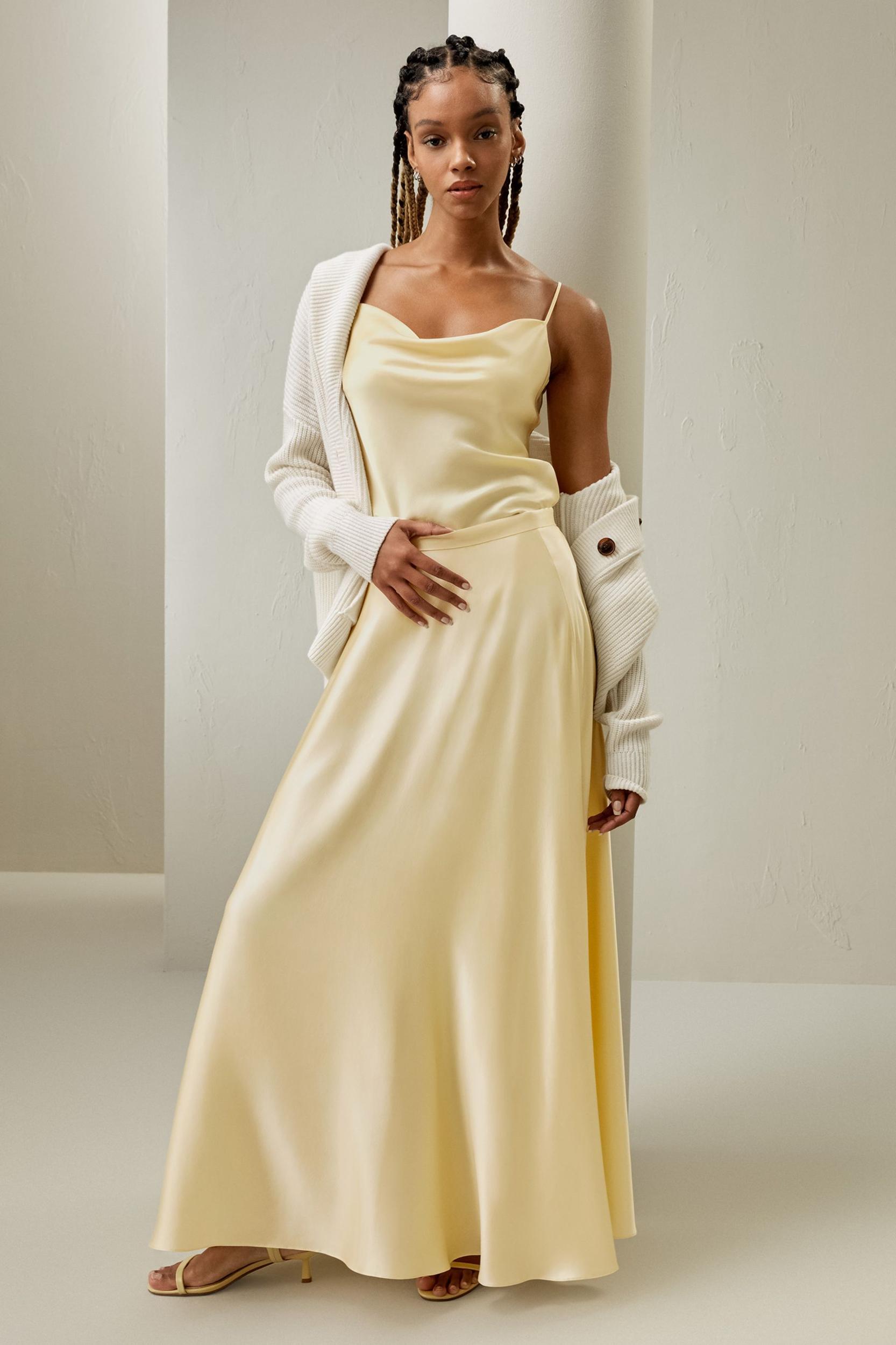 Golden Cocoon Amaranth Skirt Product Image