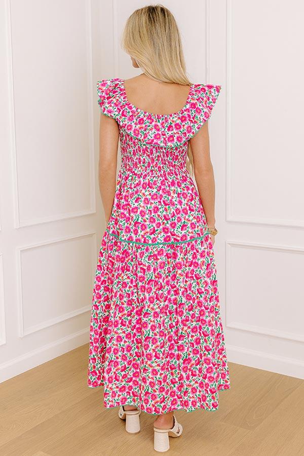 Sweet Garden Floral Midi Dress Product Image