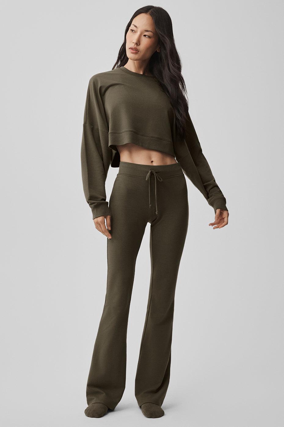 Sway Bootcut Sweatpant - Olive Tree Product Image