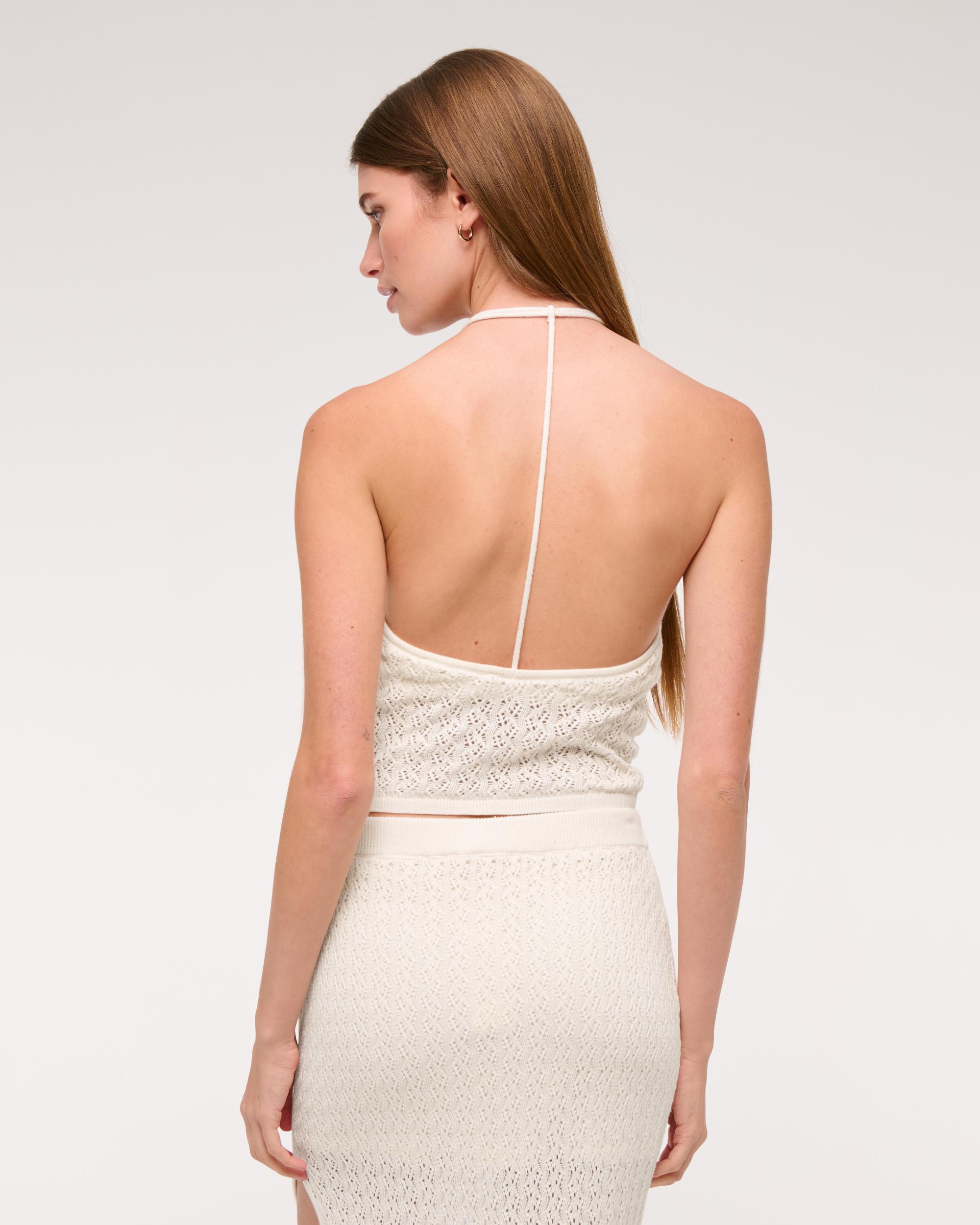 Crochet-Style Open Back Tank Product Image