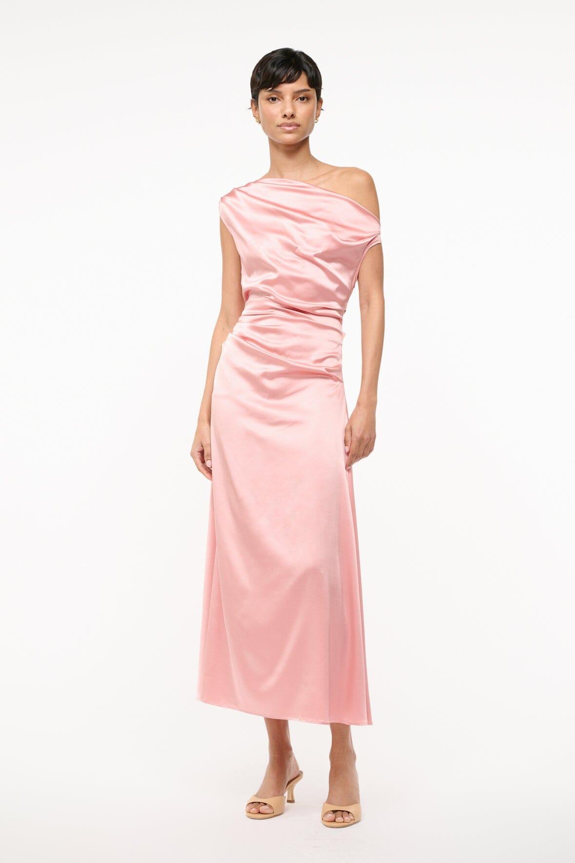 PHARE SILK DRESS | ROSE Product Image