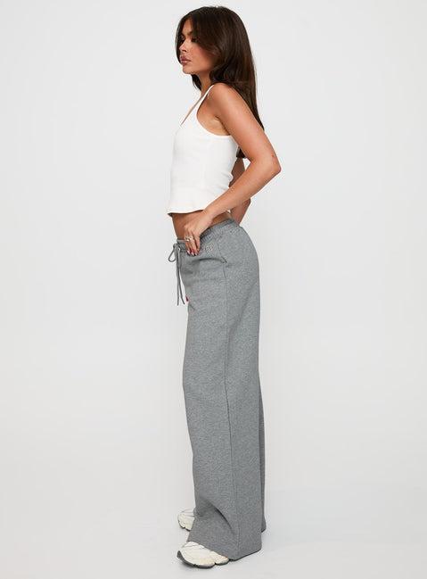 All Day Straight Leg Sweatpants Grey Marle Product Image