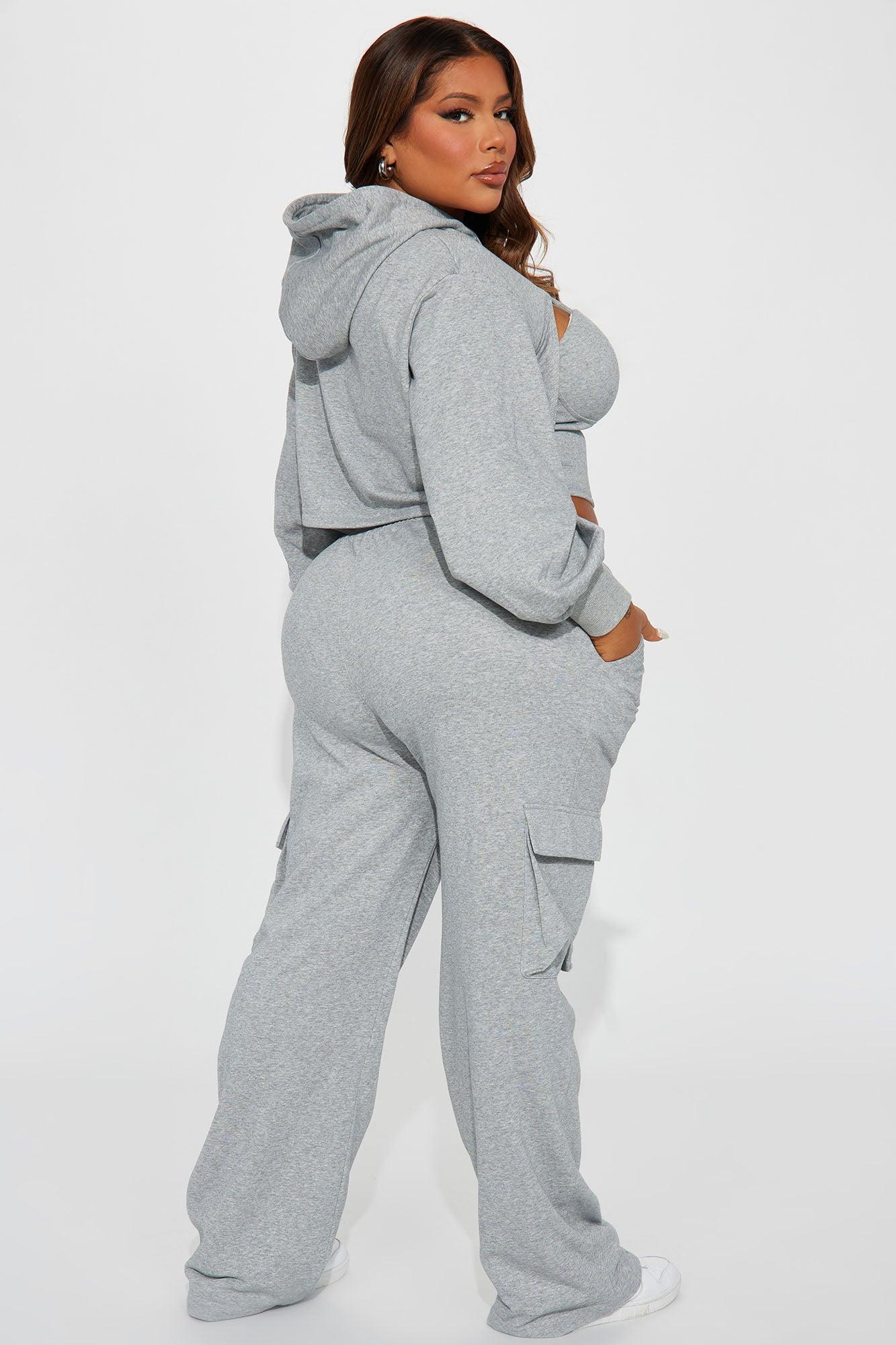 Never Blend In 3 Piece Pant Set - Grey Product Image