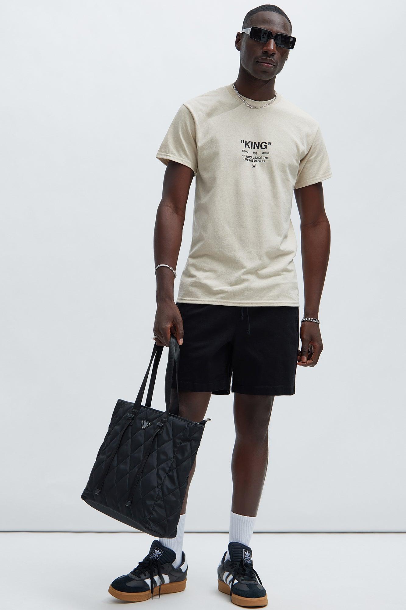 Twill Volley Shorts - Black Product Image