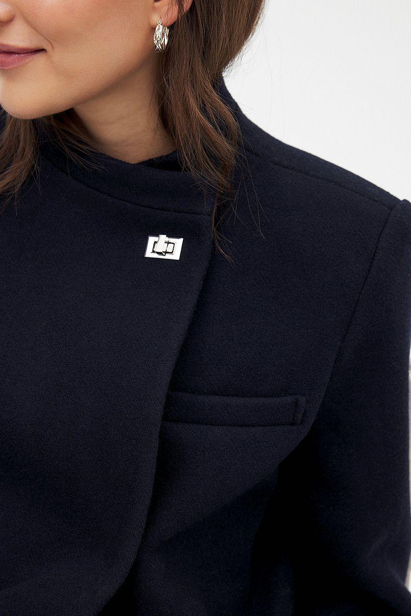 Wool Blend Buckle Detail Jacket Product Image